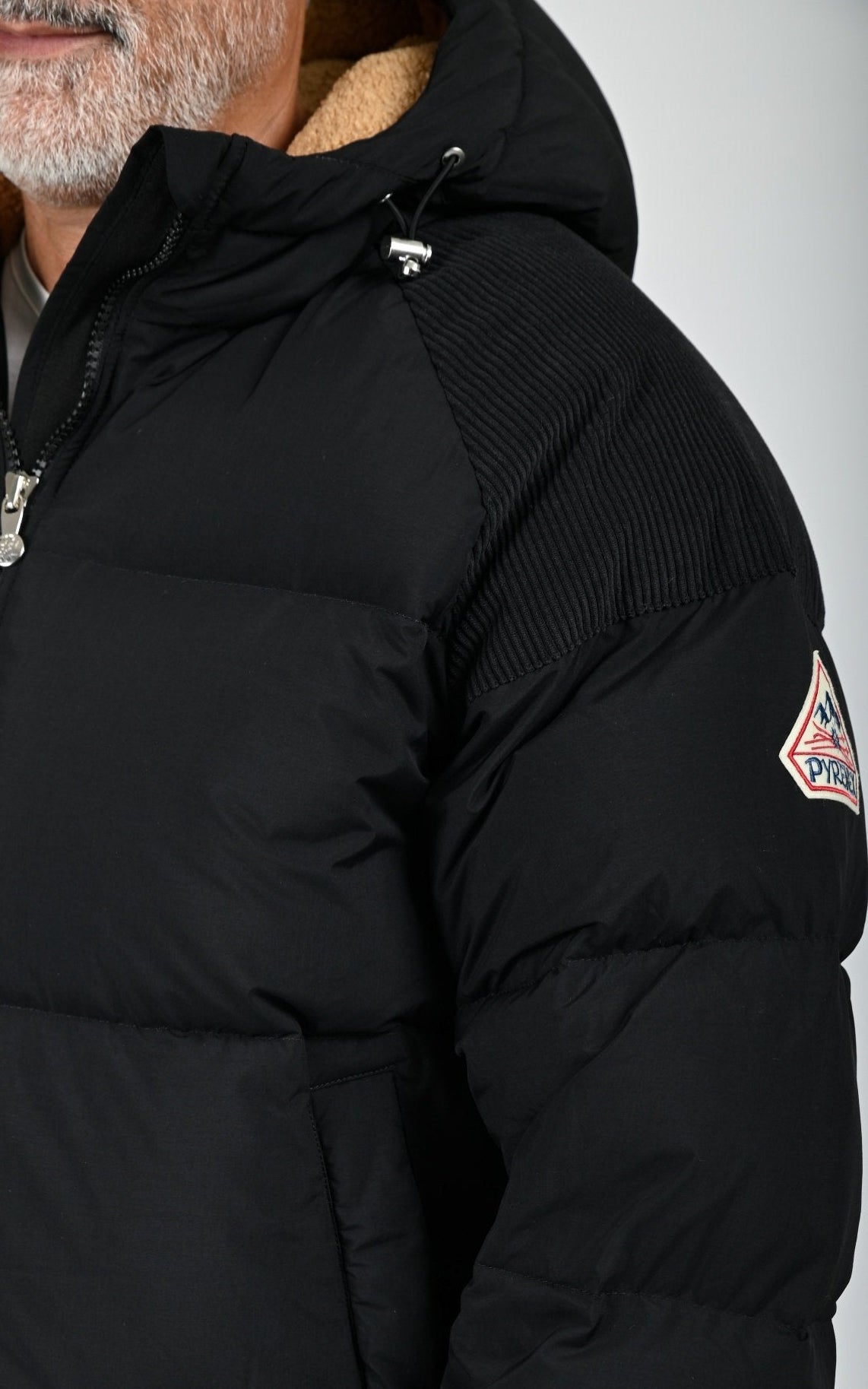 Doudoune à capuche Retro Sten noir 5