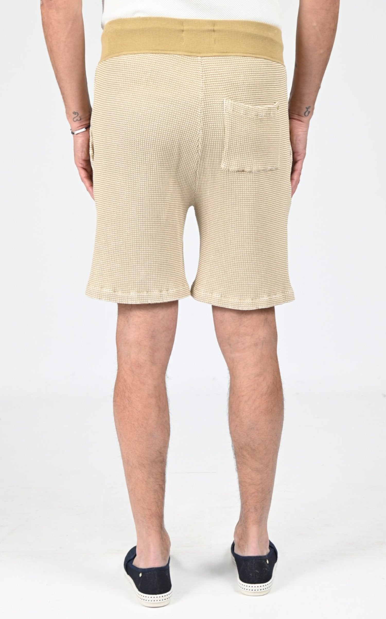 Short Textile Homme Rivieras, modèle Salgados de couleur beige