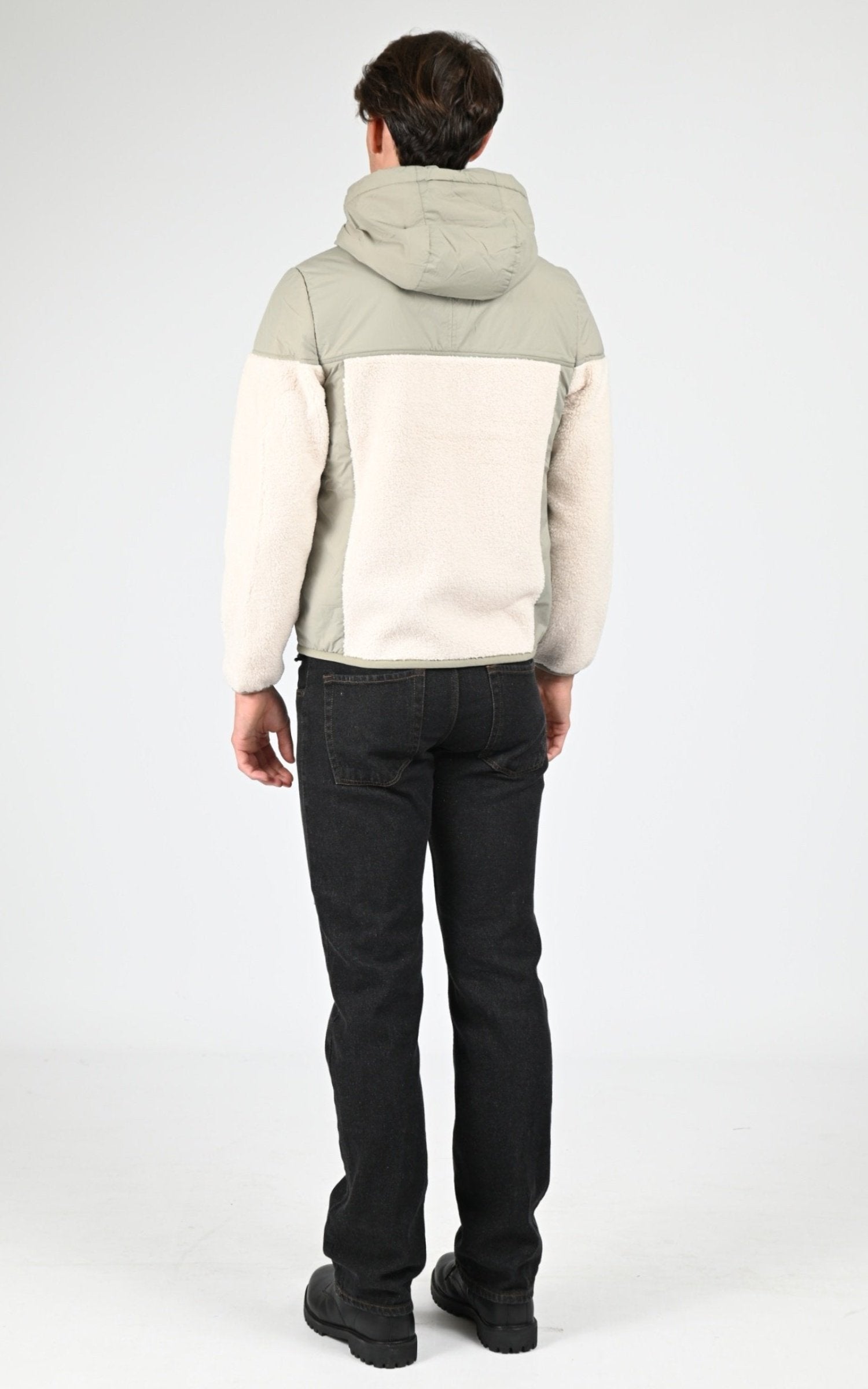 Blouson Textile Mixte K-Way, modèle Samson orsetto k5122sw de couleur green oak-ecru