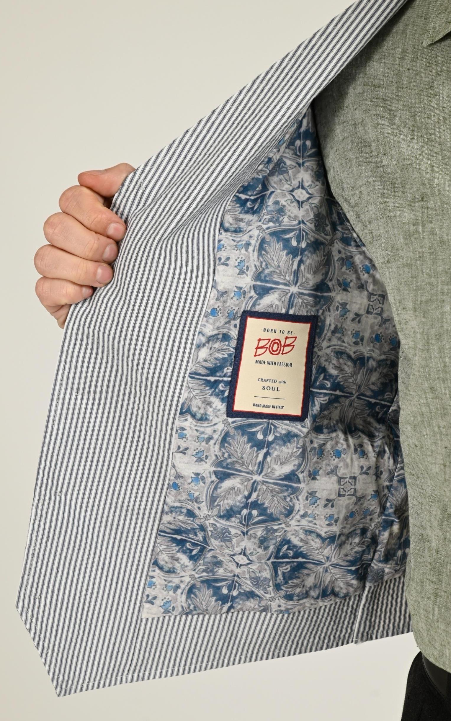 Gilet Textile Homme Bob, modèle Shop de couleur blu