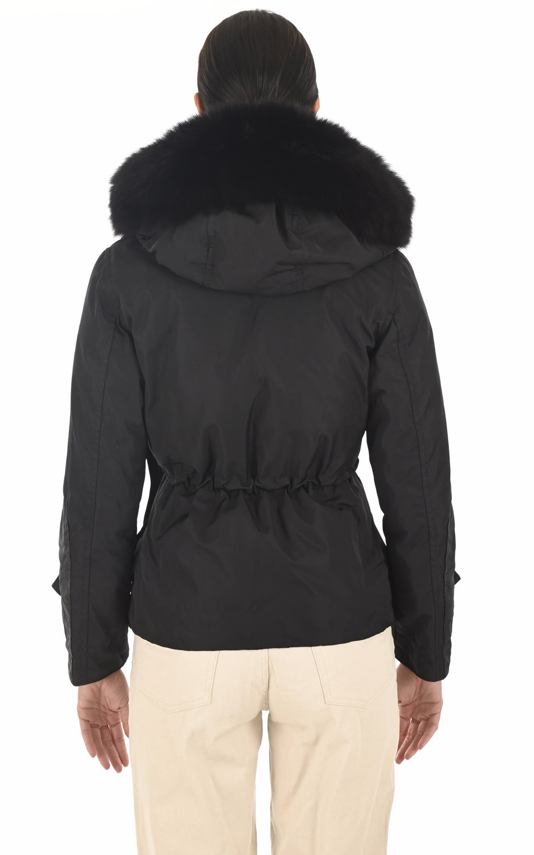 Veste Textile Femme Flo&clo, modèle Simy de couleur noir