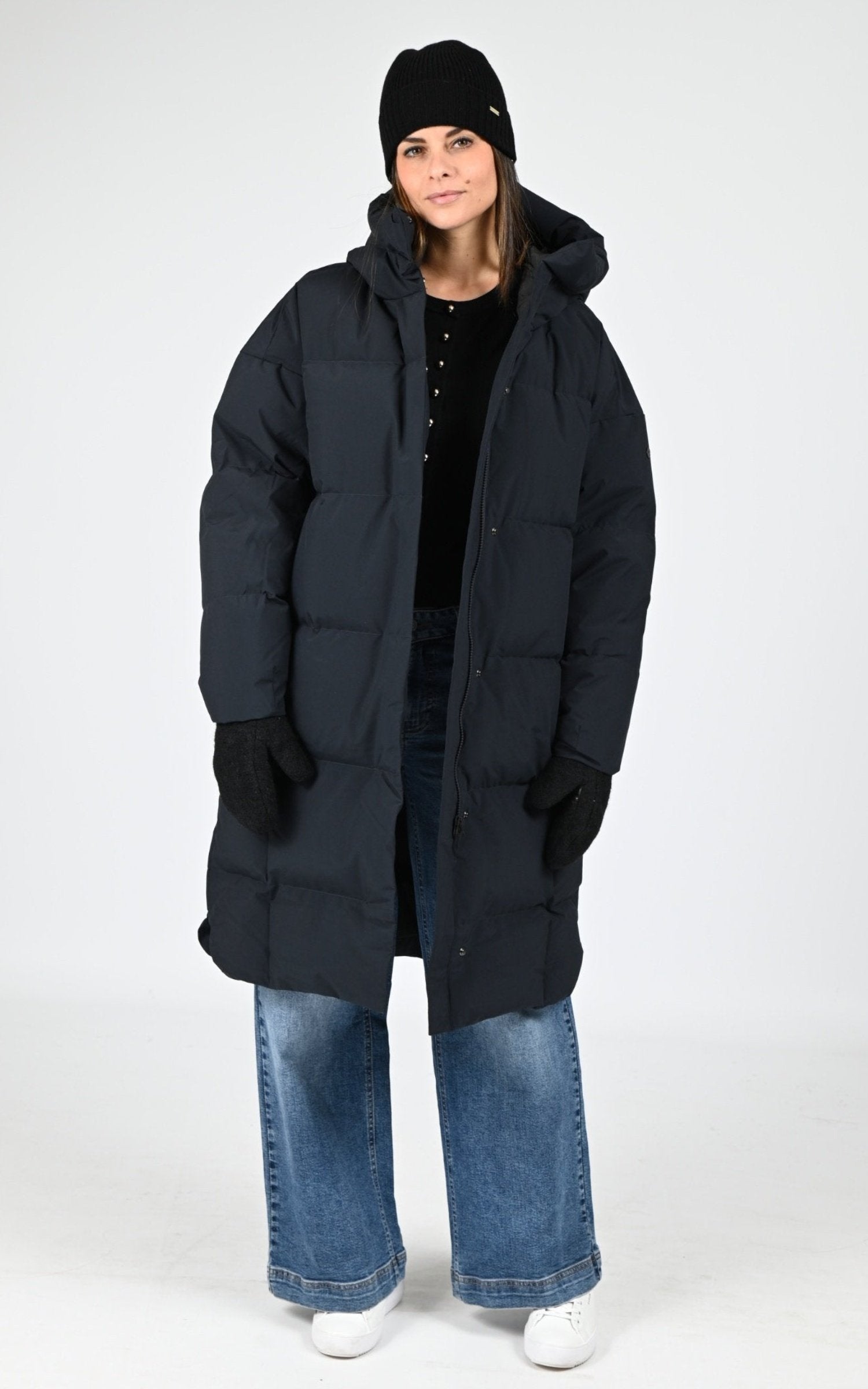 Man_doudoune Textile Femme Scandinavian Edition, modèle Swell iii de couleur midnight blue