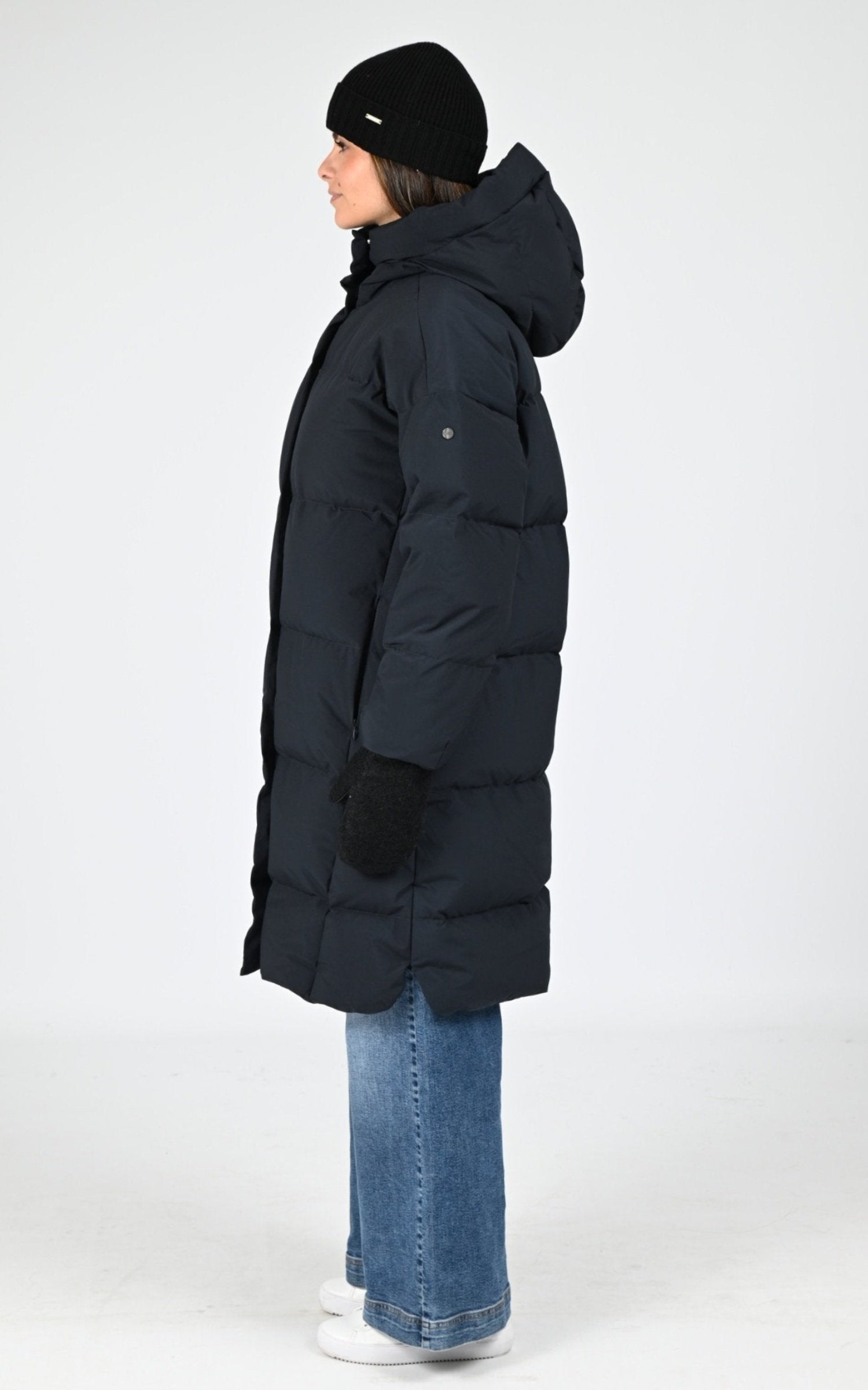 Man_doudoune Textile Femme Scandinavian Edition, modèle Swell iii de couleur midnight blue