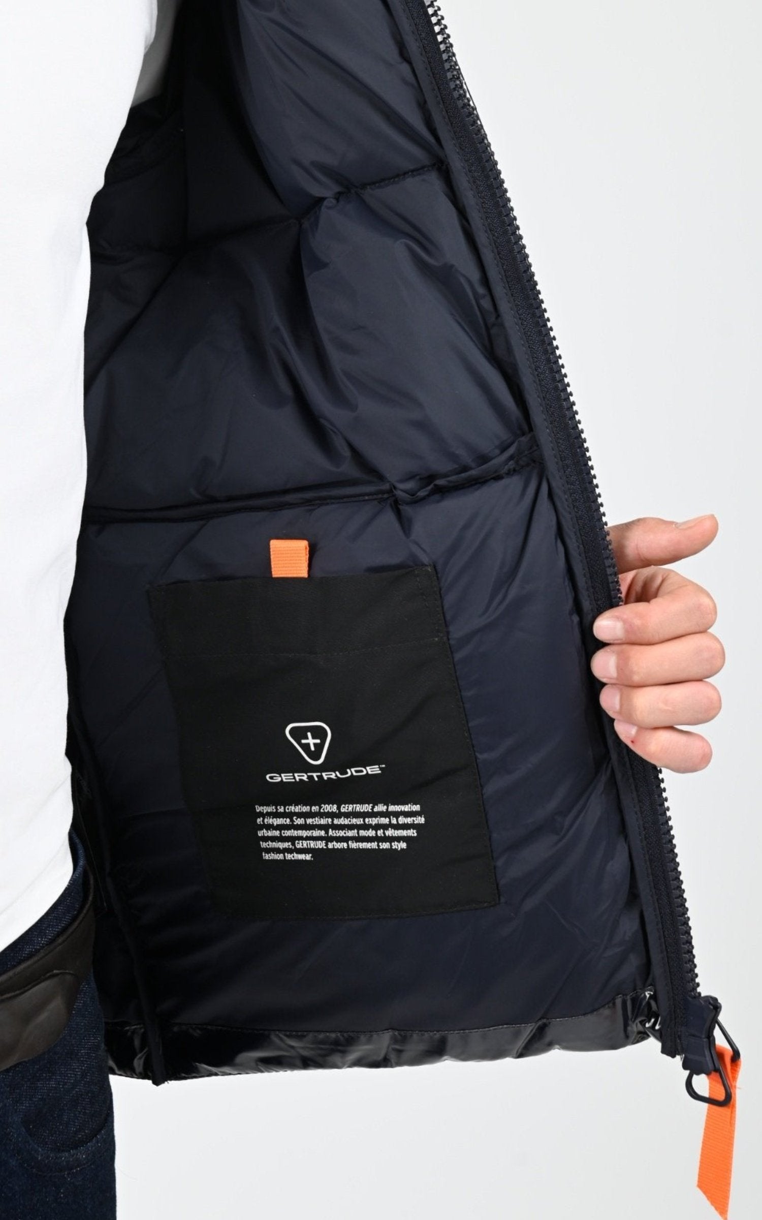 Bl doudoune Textile Homme Gertrude, modèle Vianney bright de couleur dark night 4