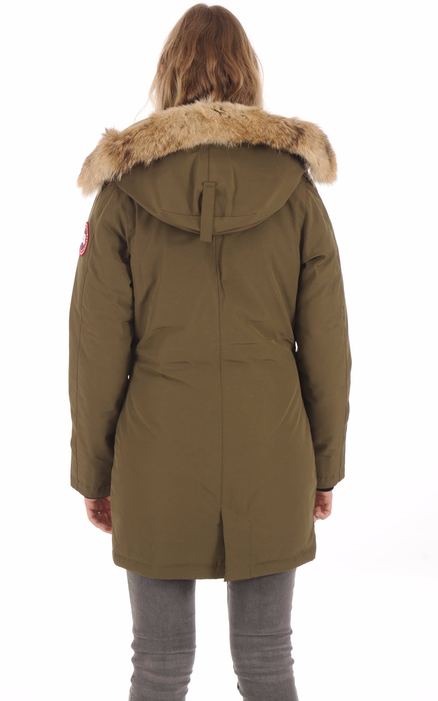 Parka Textile Femme Canada goose, modèle Victoria 3037l de couleur kaki