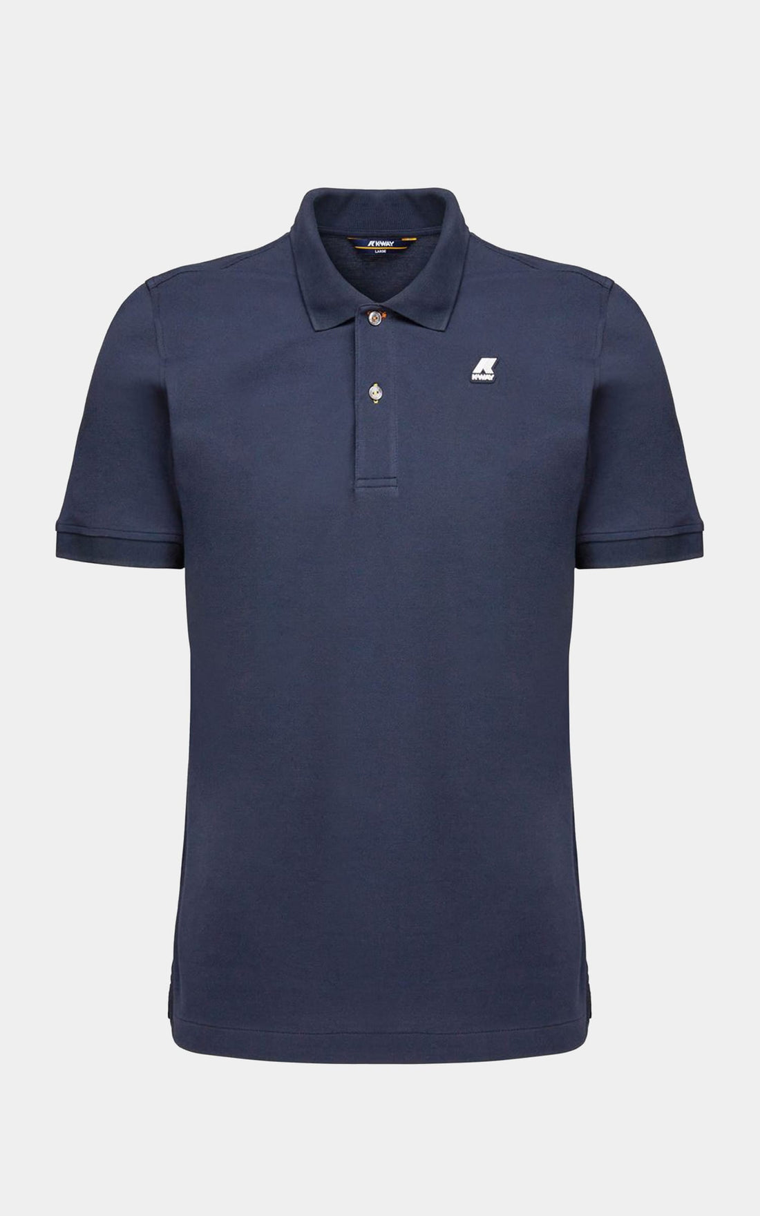 Polo Textile Homme K-way, modèle Vinnie k1125cw de couleur bleu