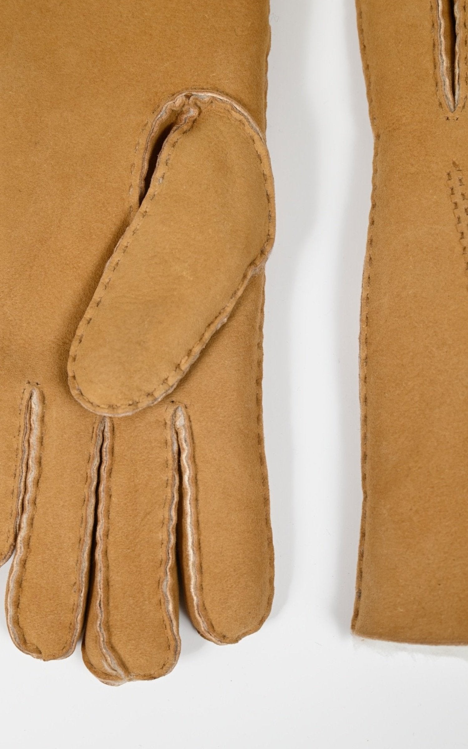 Gants Df Femme Levinsky Leather, modèle Zxm-010 de couleur dark cognac