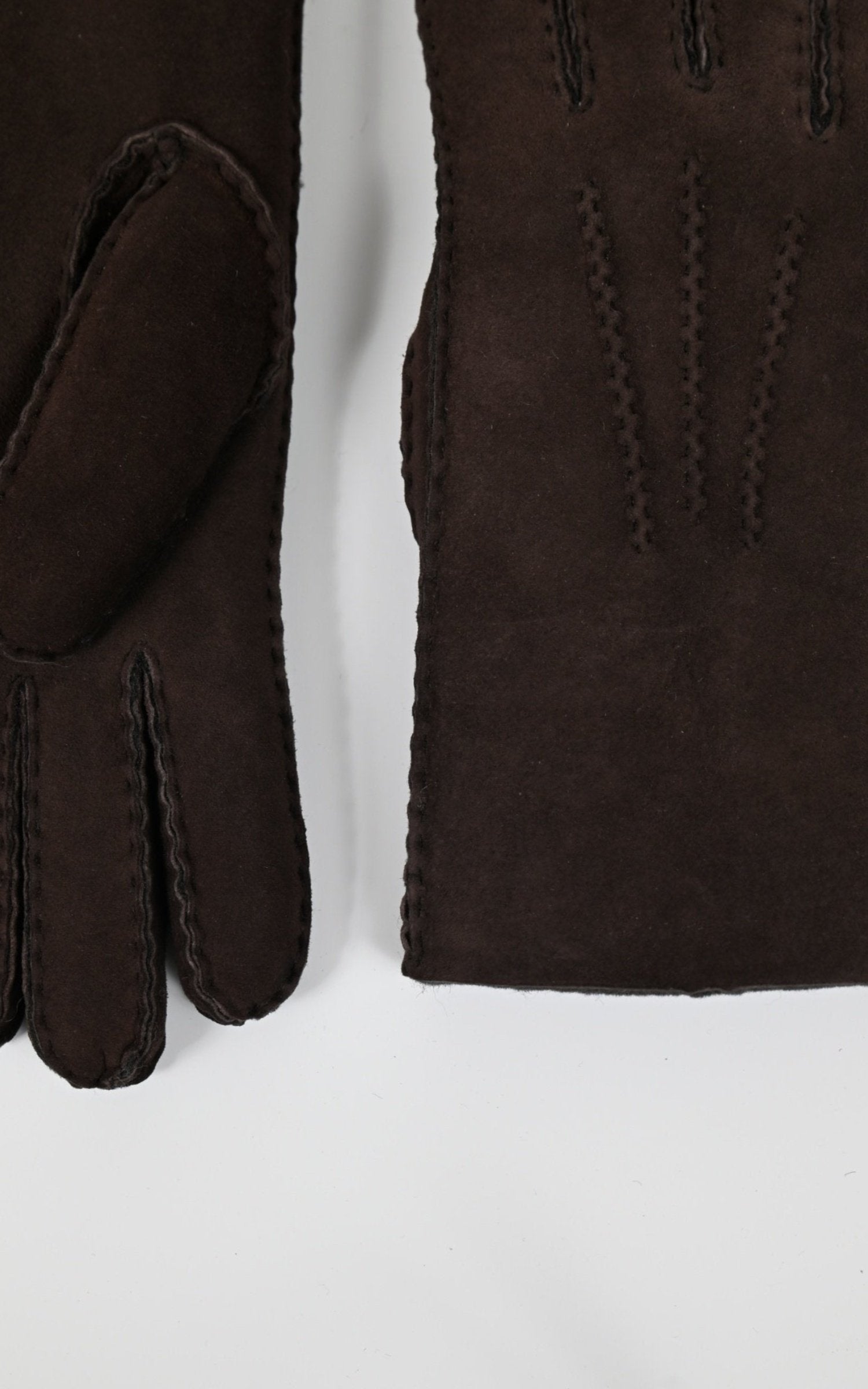 Gants Df Femme Levinsky Leather, modèle Zxm-010 de couleur dark brown