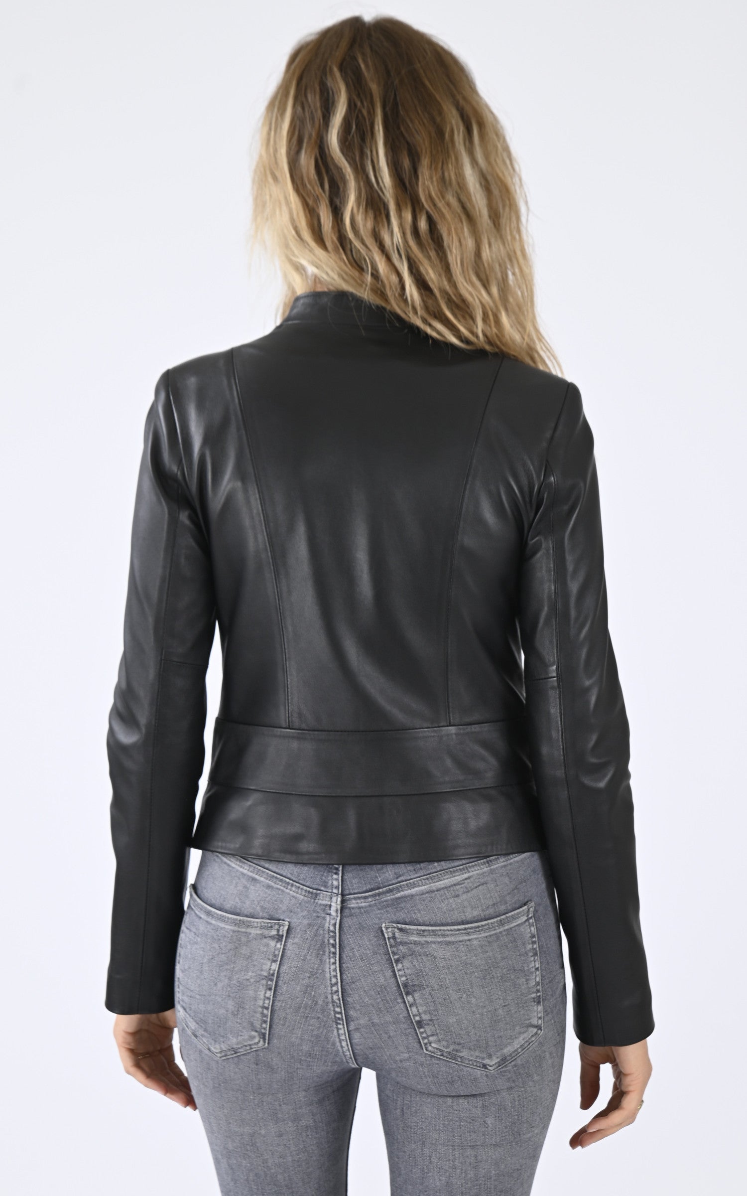 A "ANSIA CANA FF" Noir La Canadienne Spencer Femme back photo