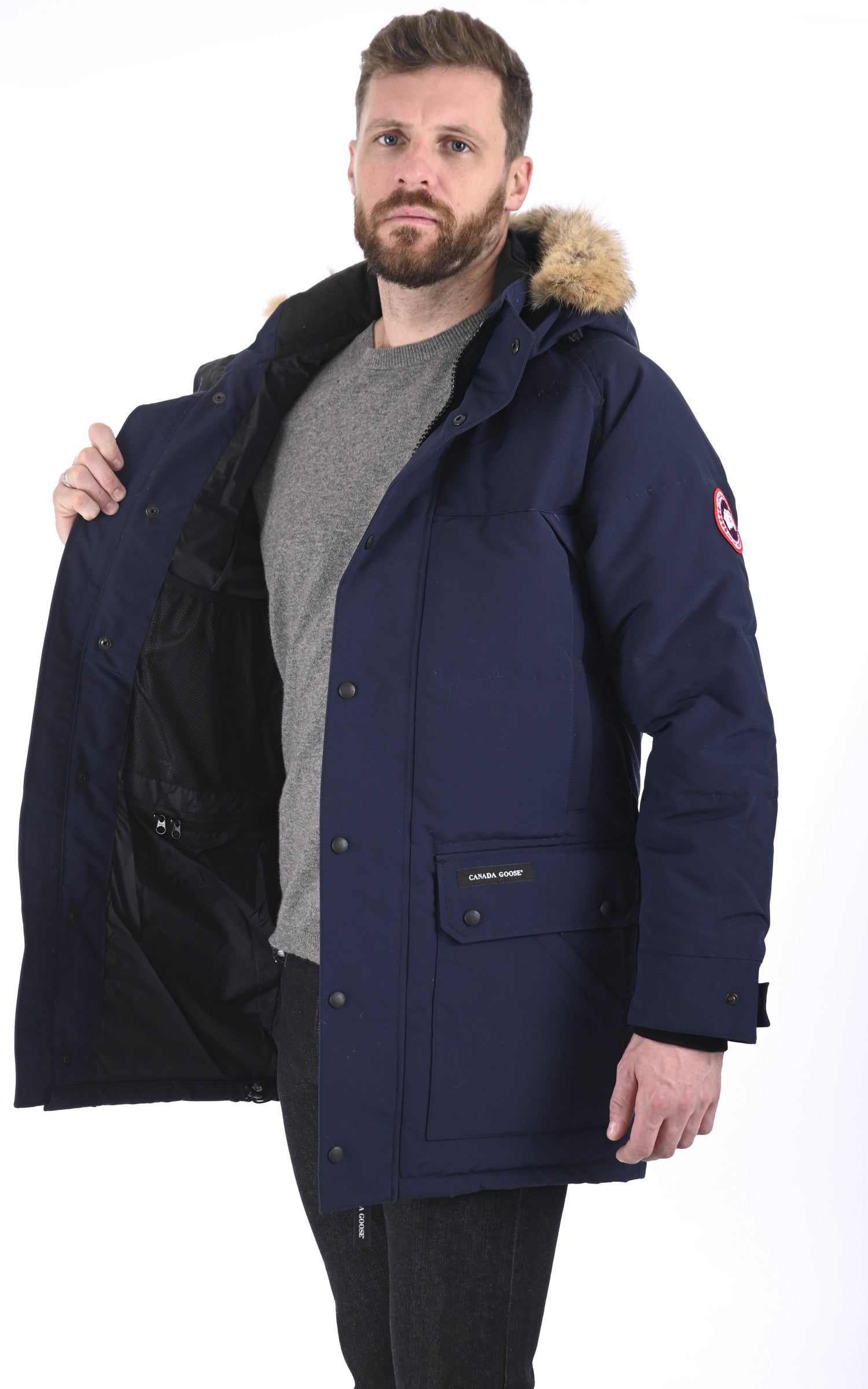 A "EMORY 2580M" Atlantic Navy Canada Goose 3/4 Doudoune Homme interior photo