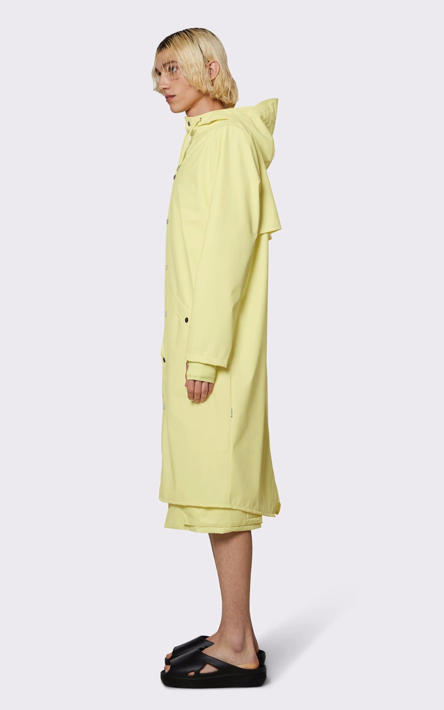 A "18360 LONGER JACKET" Jaune Rains 7/8 Mixte back photo