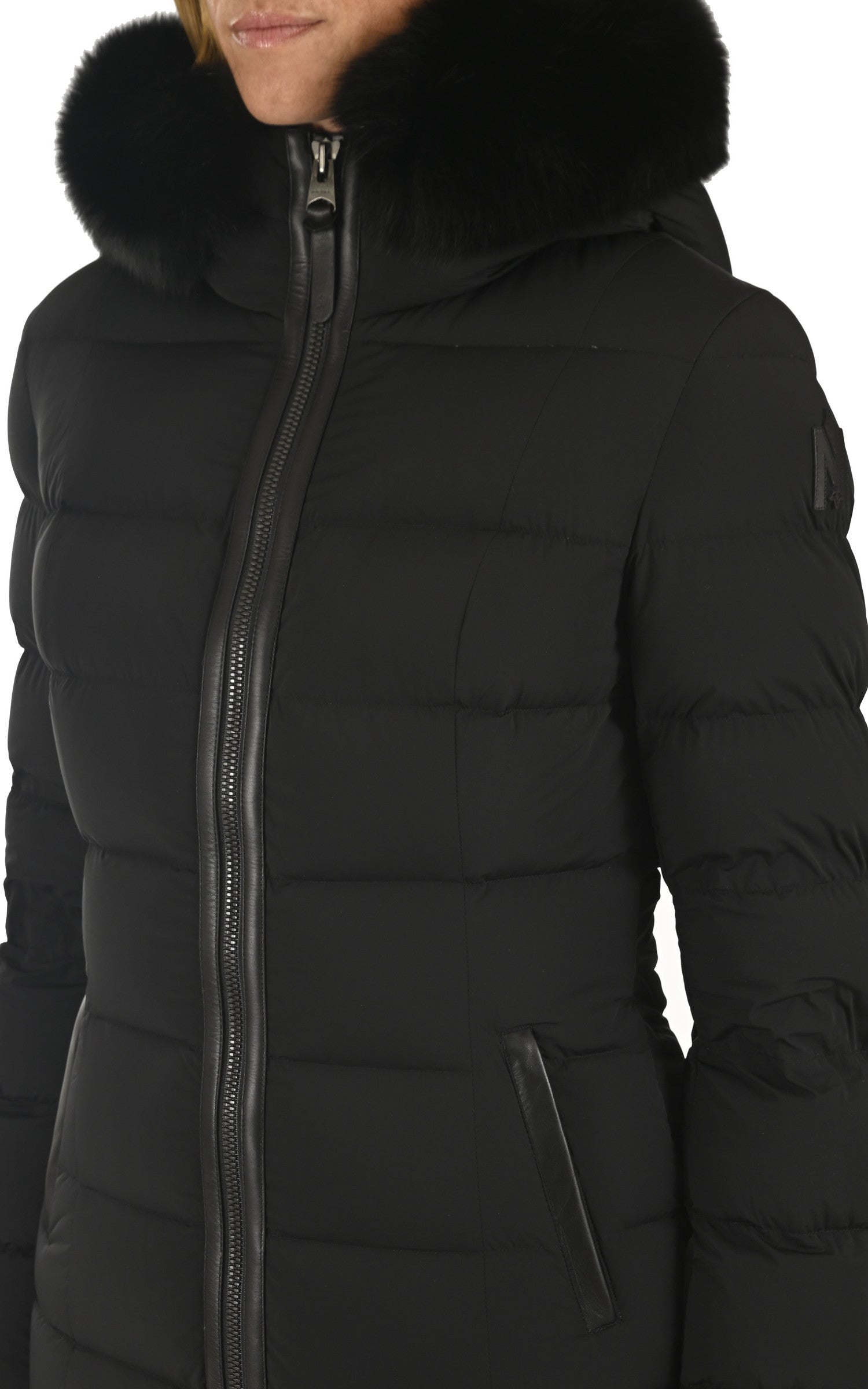 A "CALLA-BX" Noir Mackage 3/4 Doudoune Femme details photo 5