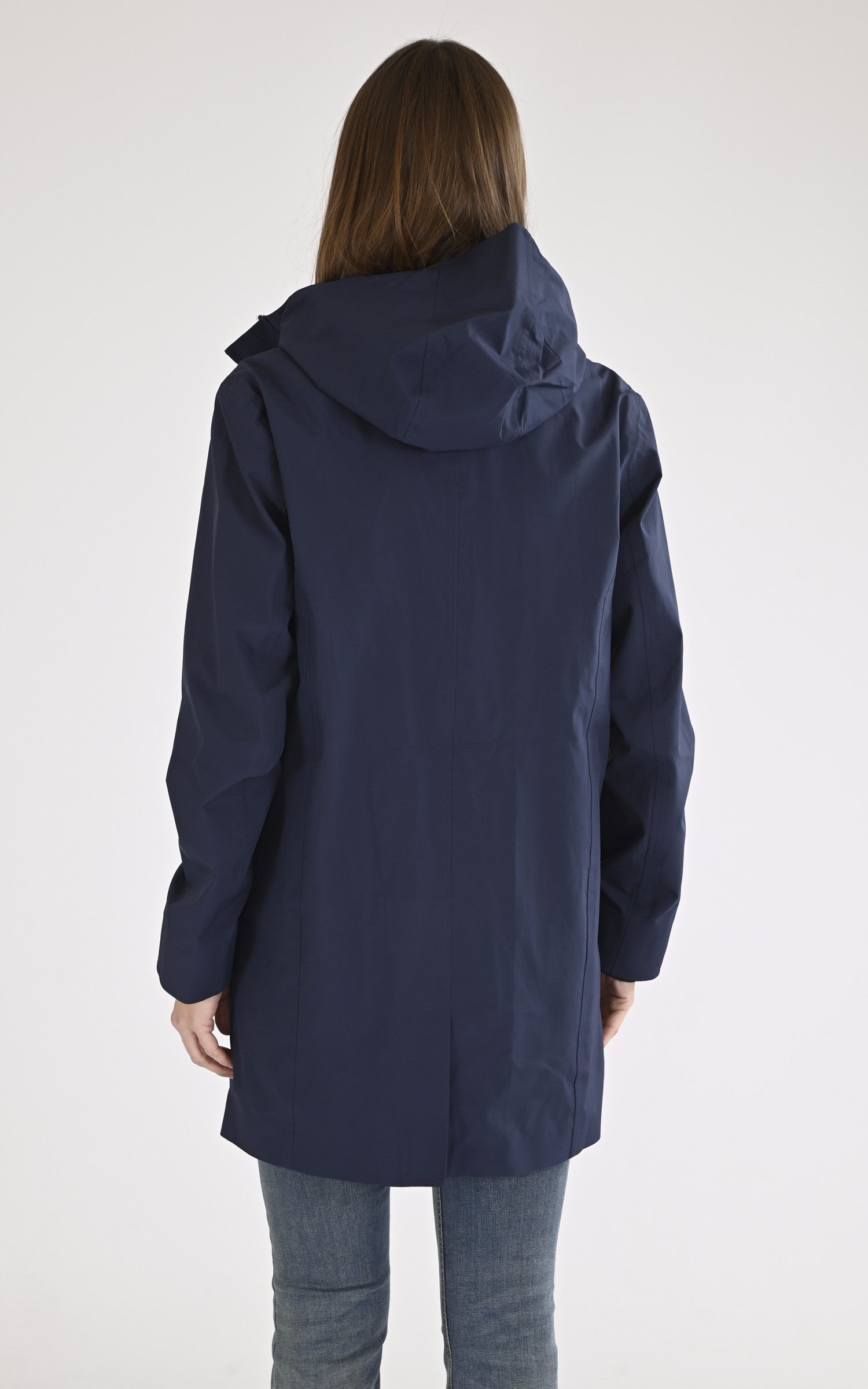 A "BEAUBOURG 24021" Bleu Marine Flotte 3/4 Mixte back photo 4