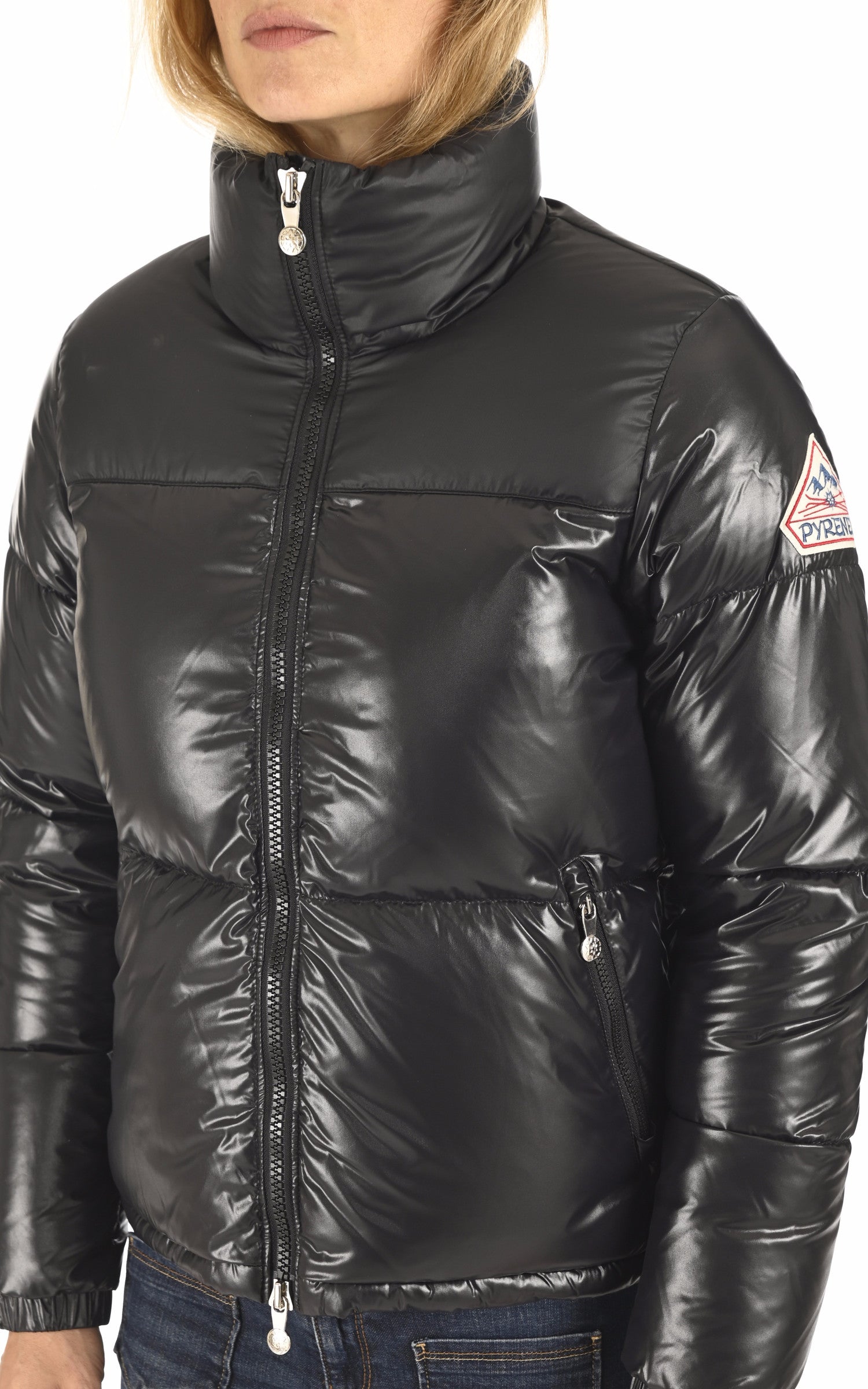 A "GOLDIN 4" Noir Pyrenex Bl Doudoune Femme details photo