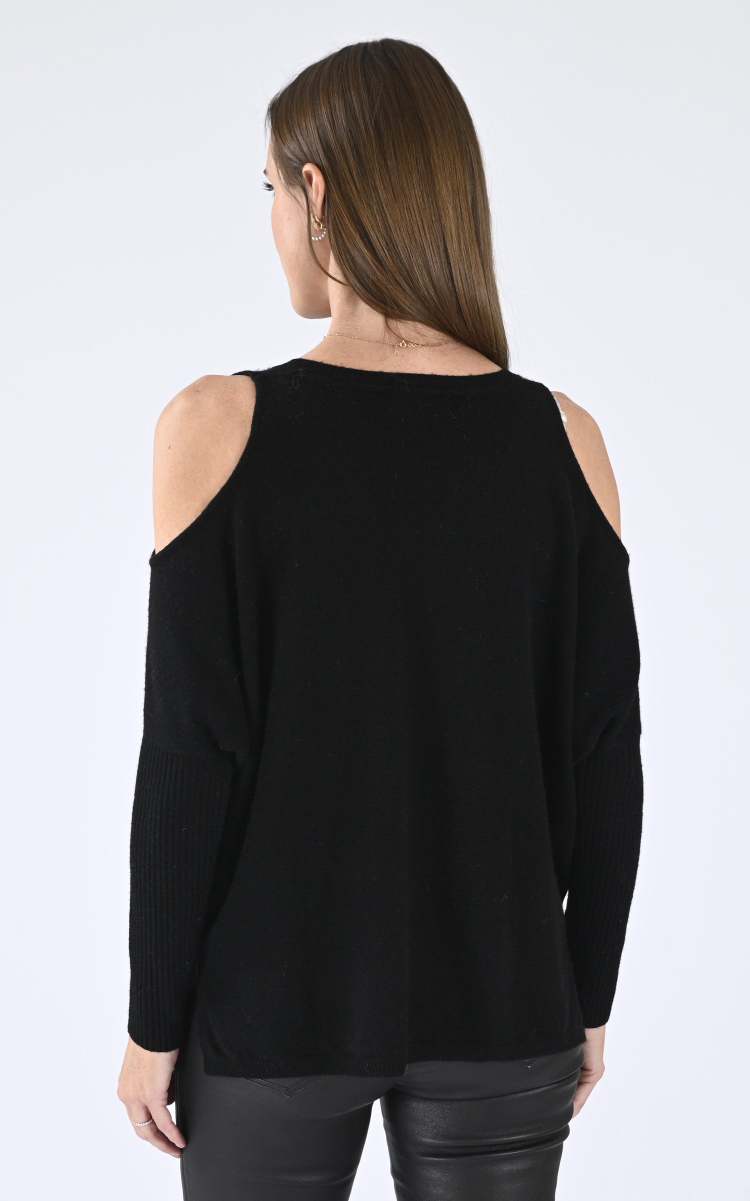 A "TONIA 4404010" Noir Notshy pull_poncho Femme back photo 3