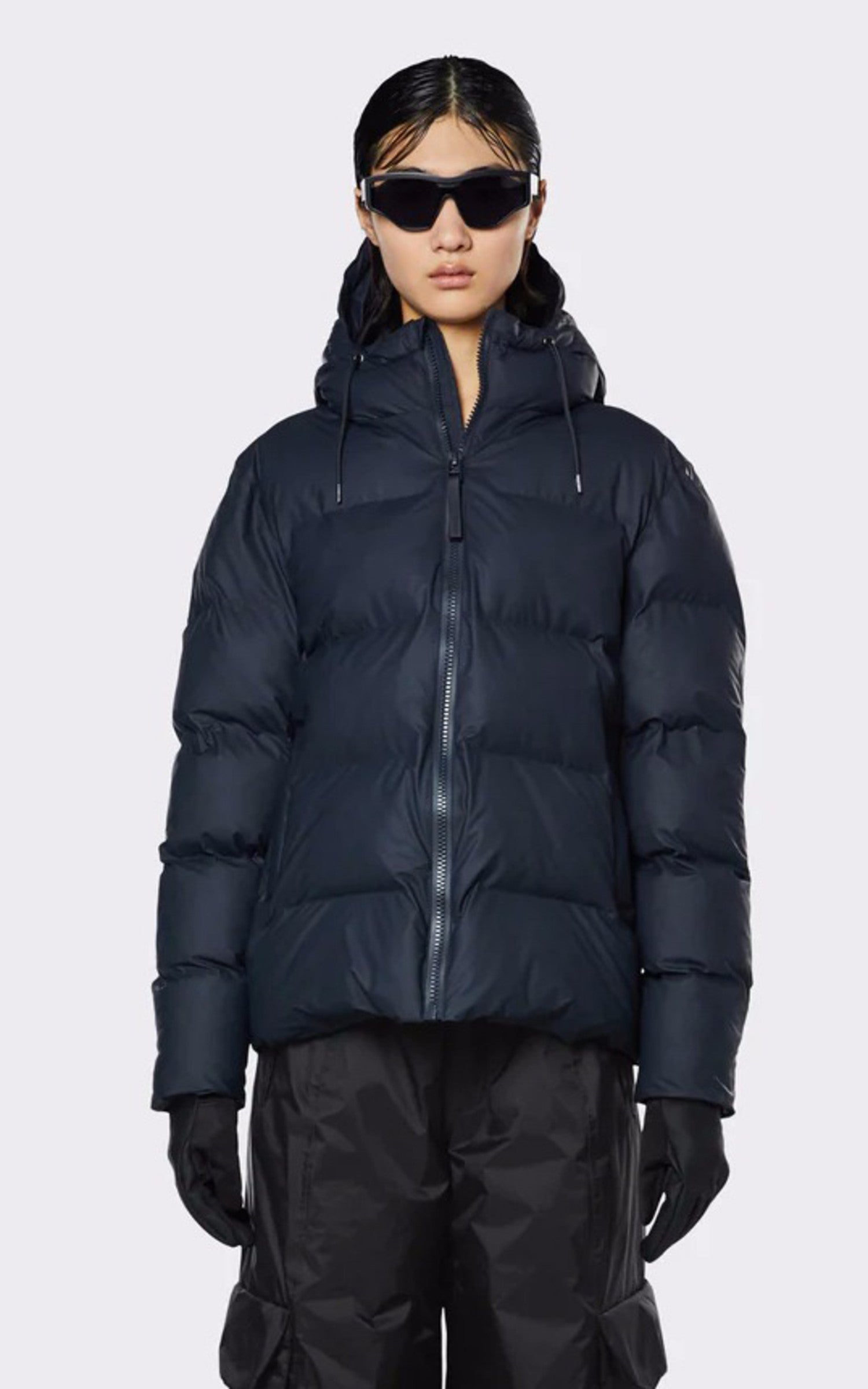 A "15120 PUFFER JACKET" Marine Rains Bl Doudoune Mixte opened photo