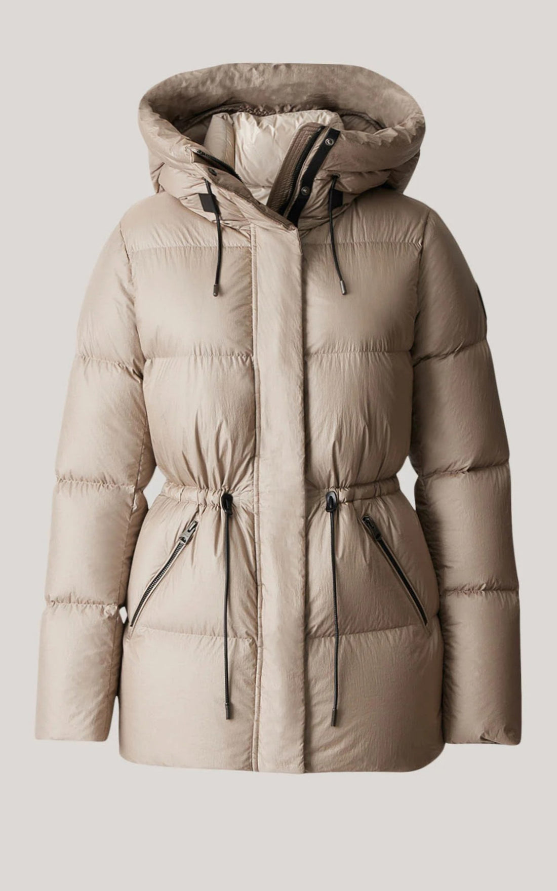 A "FREYA" Beige Mackage Ves Doudoune Femme opened photo