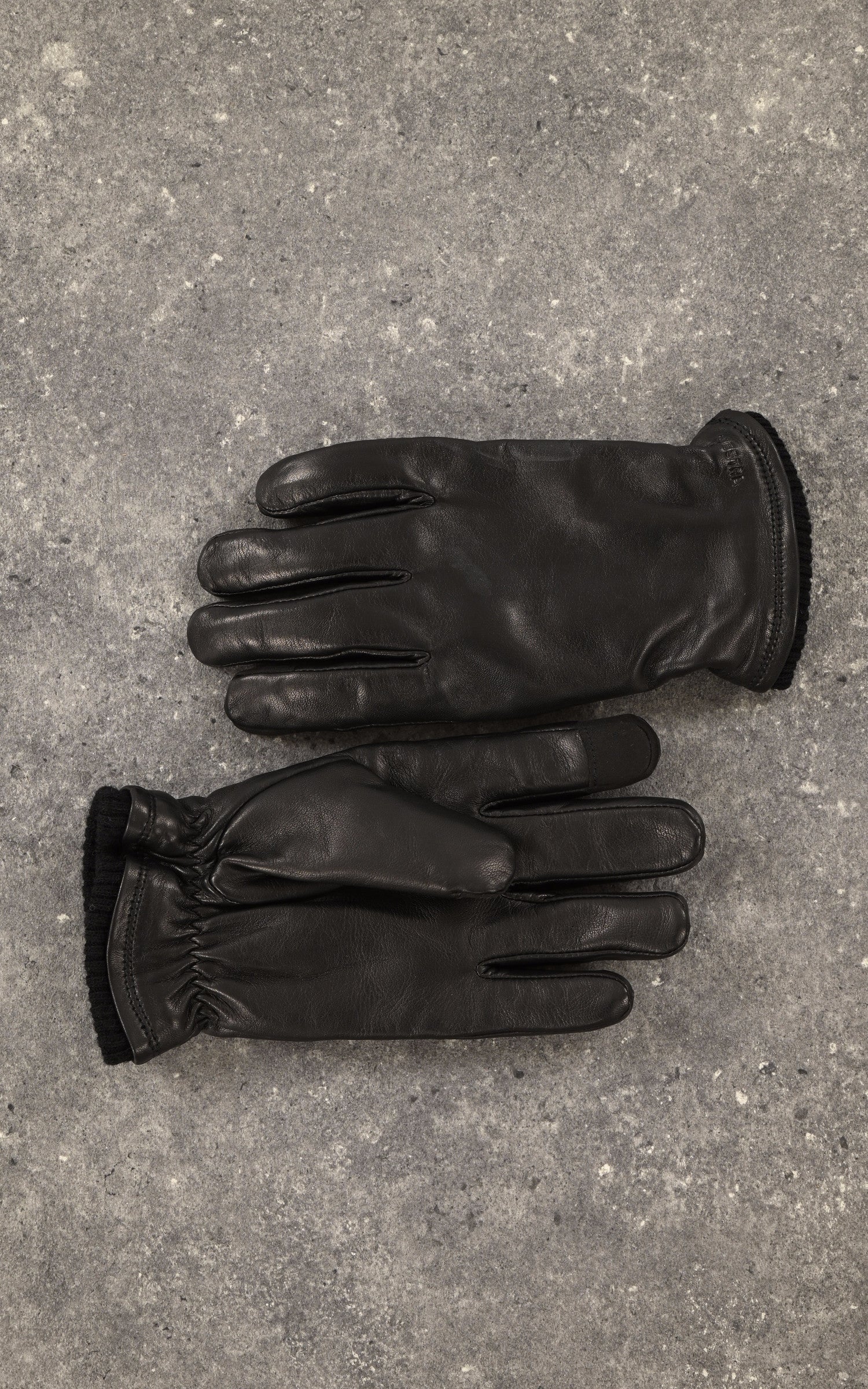 A "23570 JOHN" Noir Hestra Gants Homme closed photo