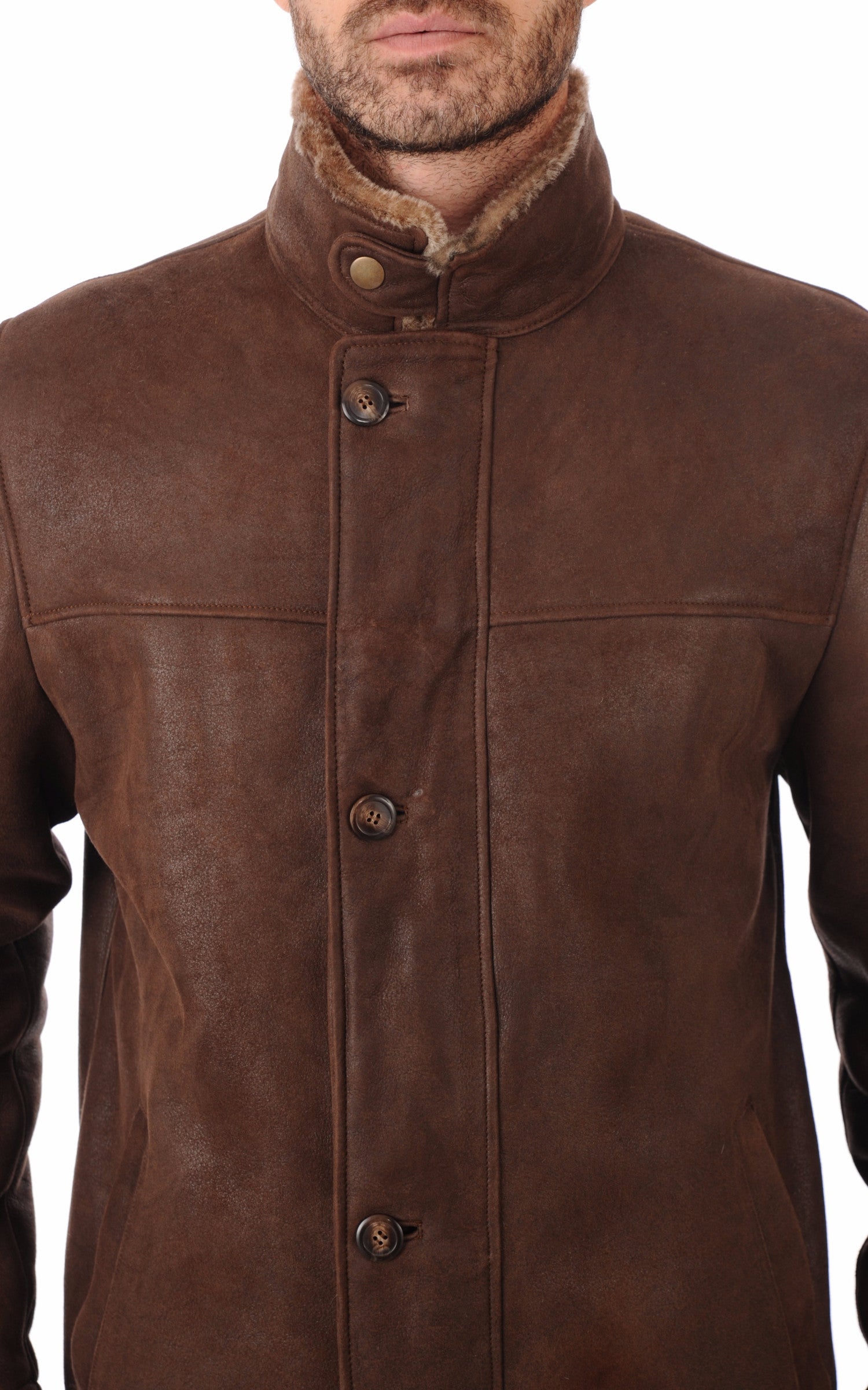 A "MARCO NAPP" Fauve La Canadienne 3/4 Homme details photo