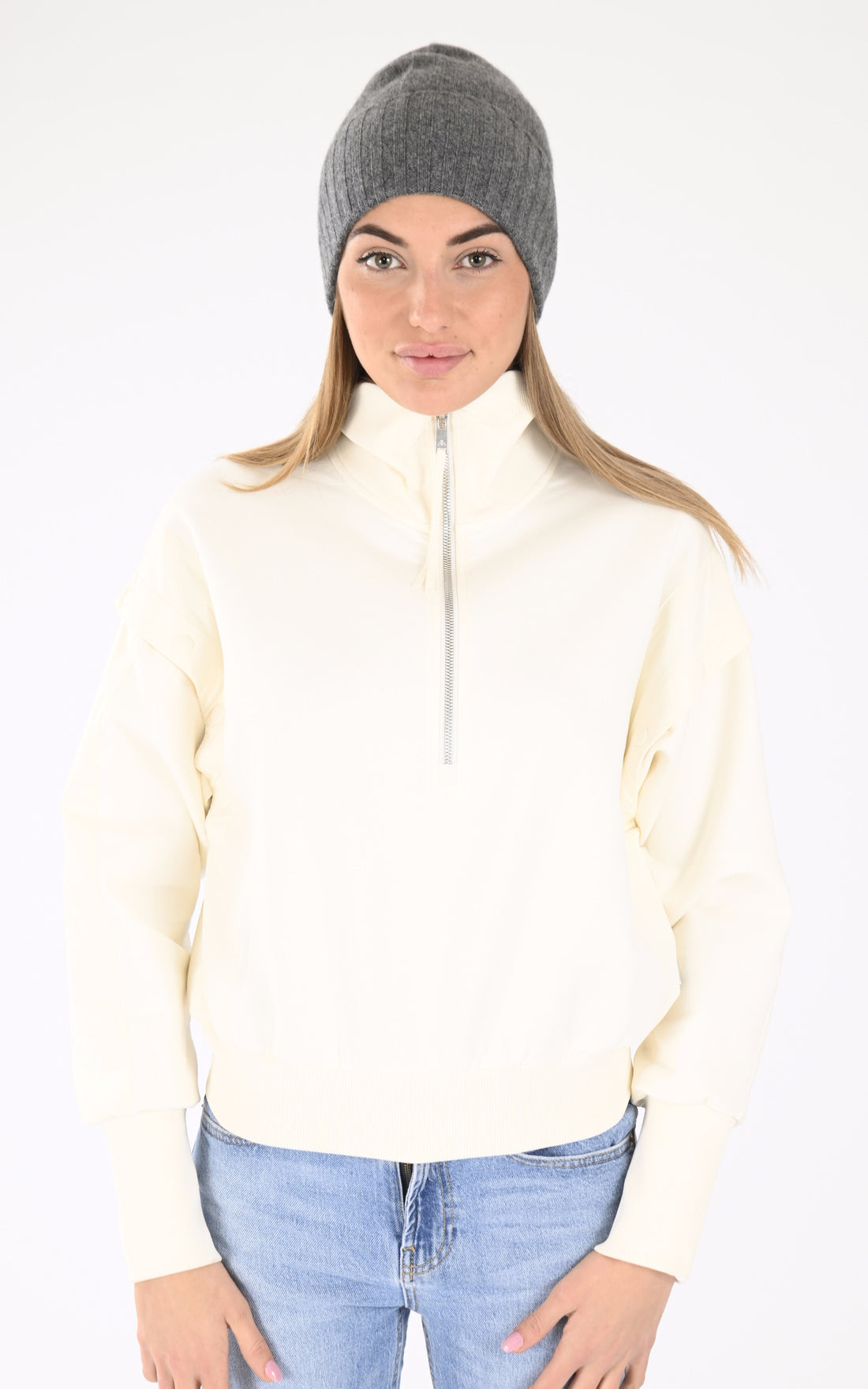 A "DORA 4501030C" Gris Notshy Bonnet Femme closed photo