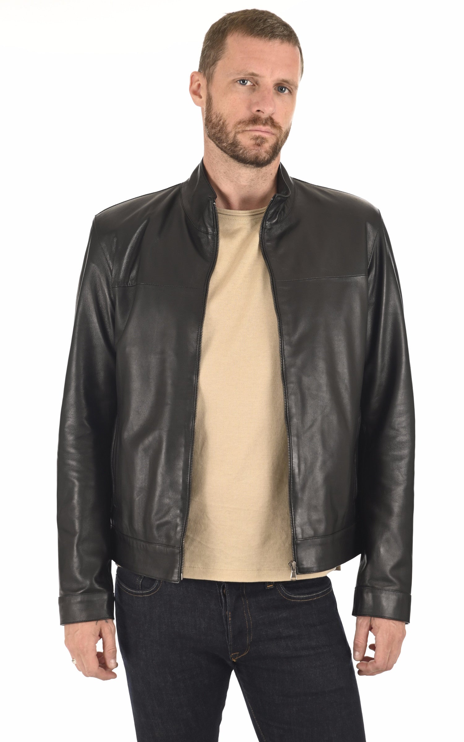 A "MILOS" Noir La Canadienne Blouson Homme opened photo