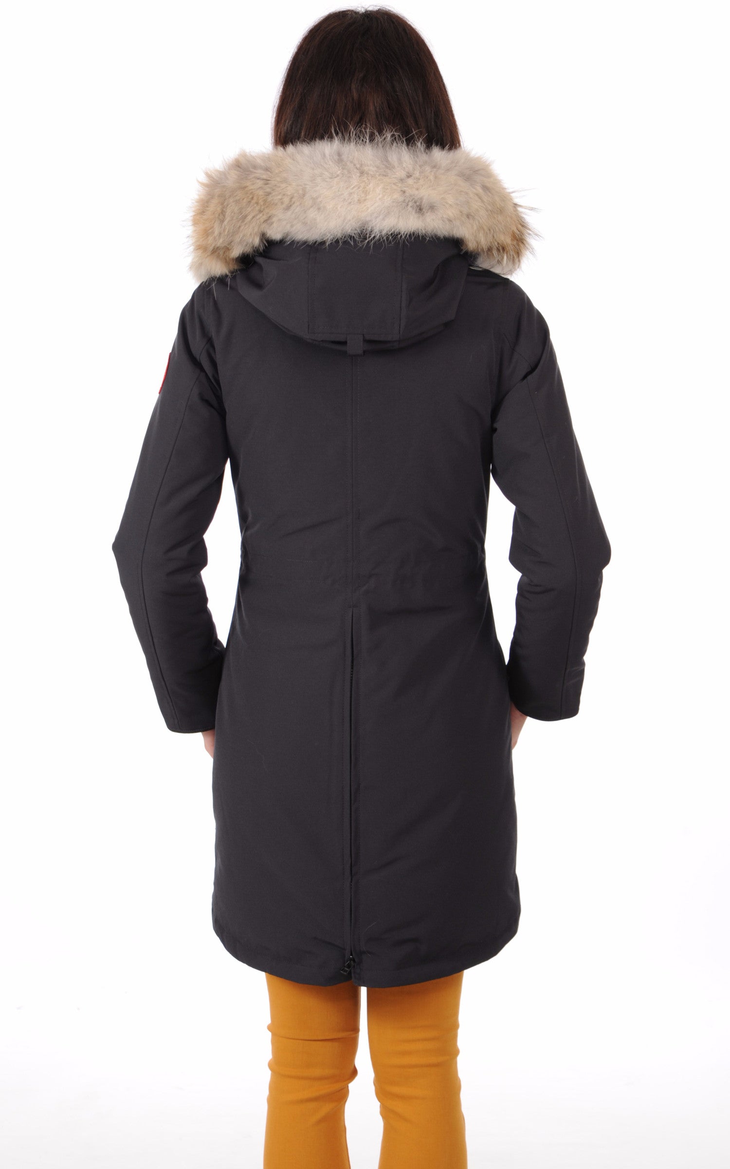 A "ROSSCLAIR 2580L" Navy Canada Goose 3/4 Doudoune Femme back photo