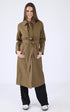 A "JESEL TECH WOO K51365W" Marron Clair K-Way Manteau Femme opened photo