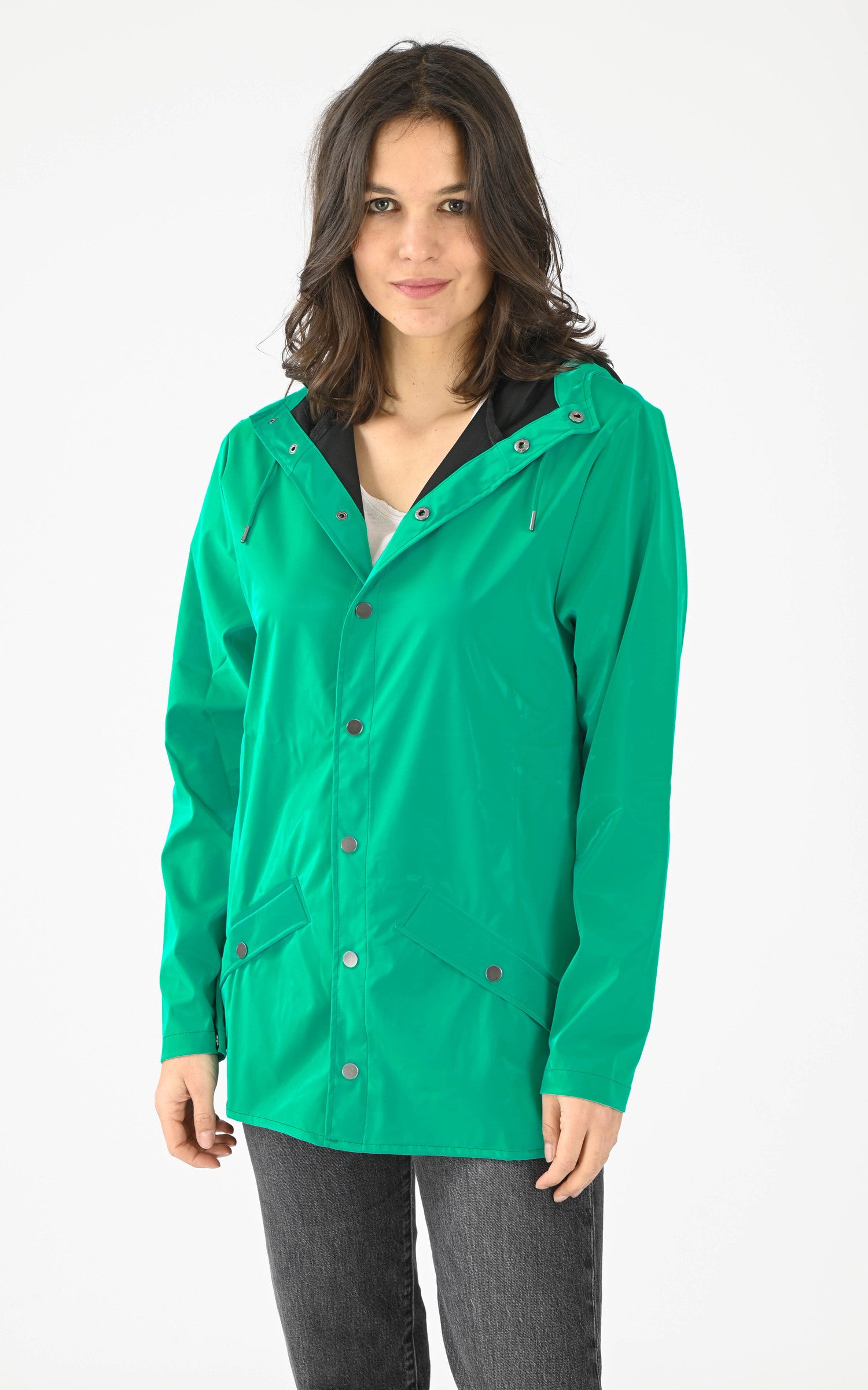 A "12010 JACKET" Vert Rains Veste Mixte closed photo