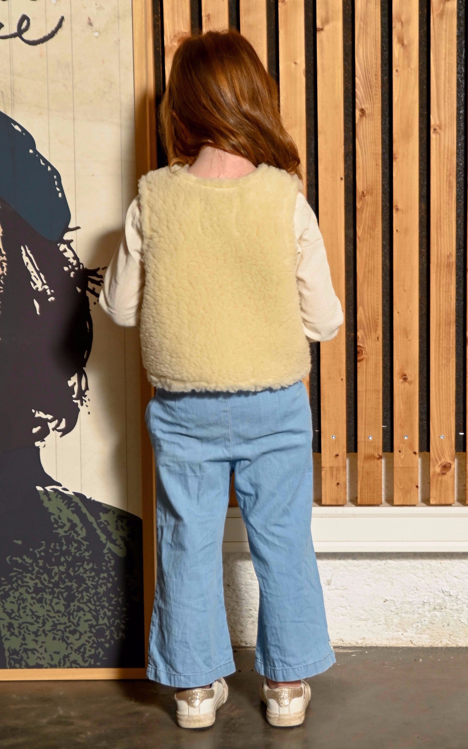 A "PLUME ENFANT" Beige La Canadienne Gilet Enfant interior photo