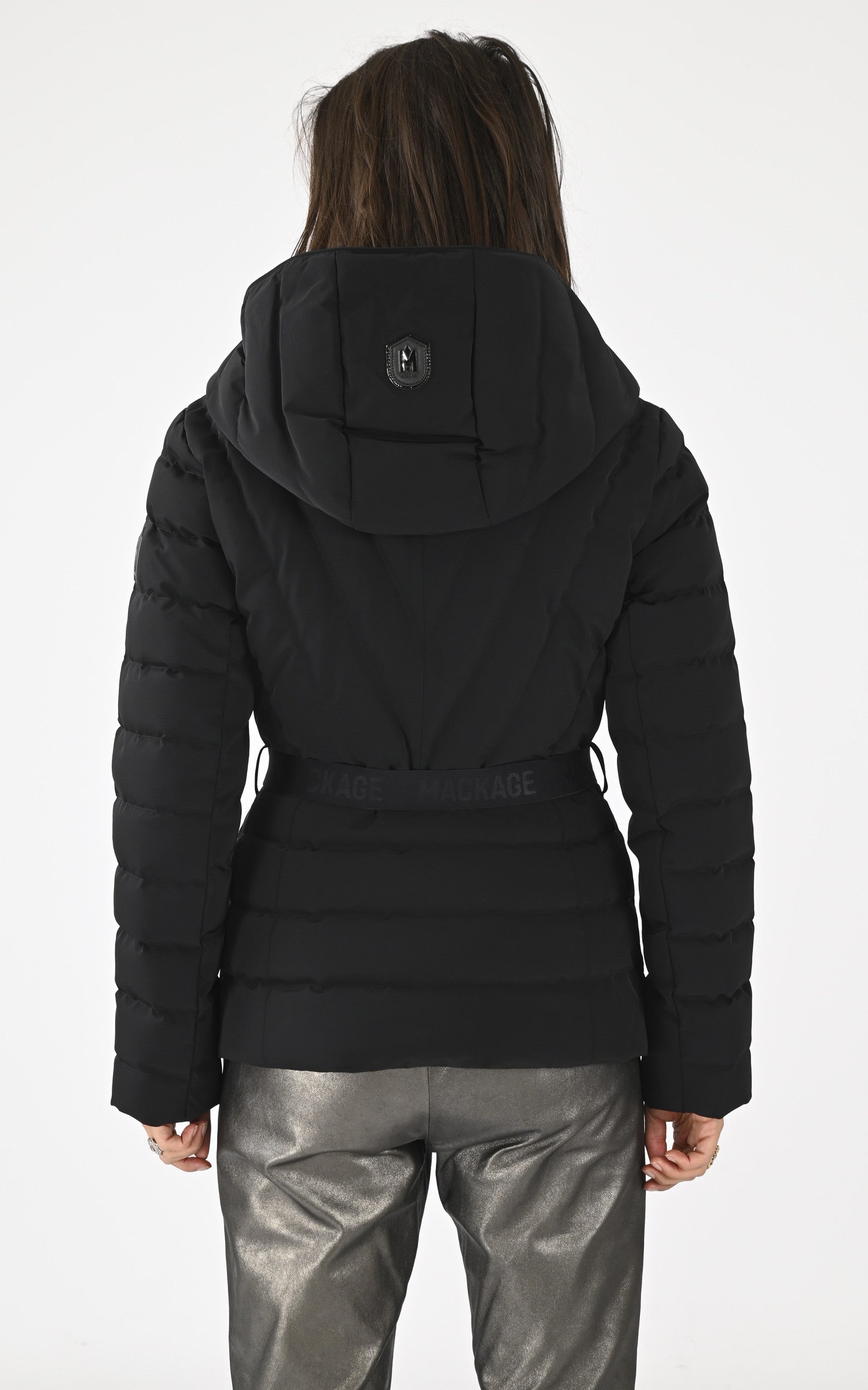 A "ELITA-NFZ" Noir Mackage Blo Doudoune Femme back photo 4