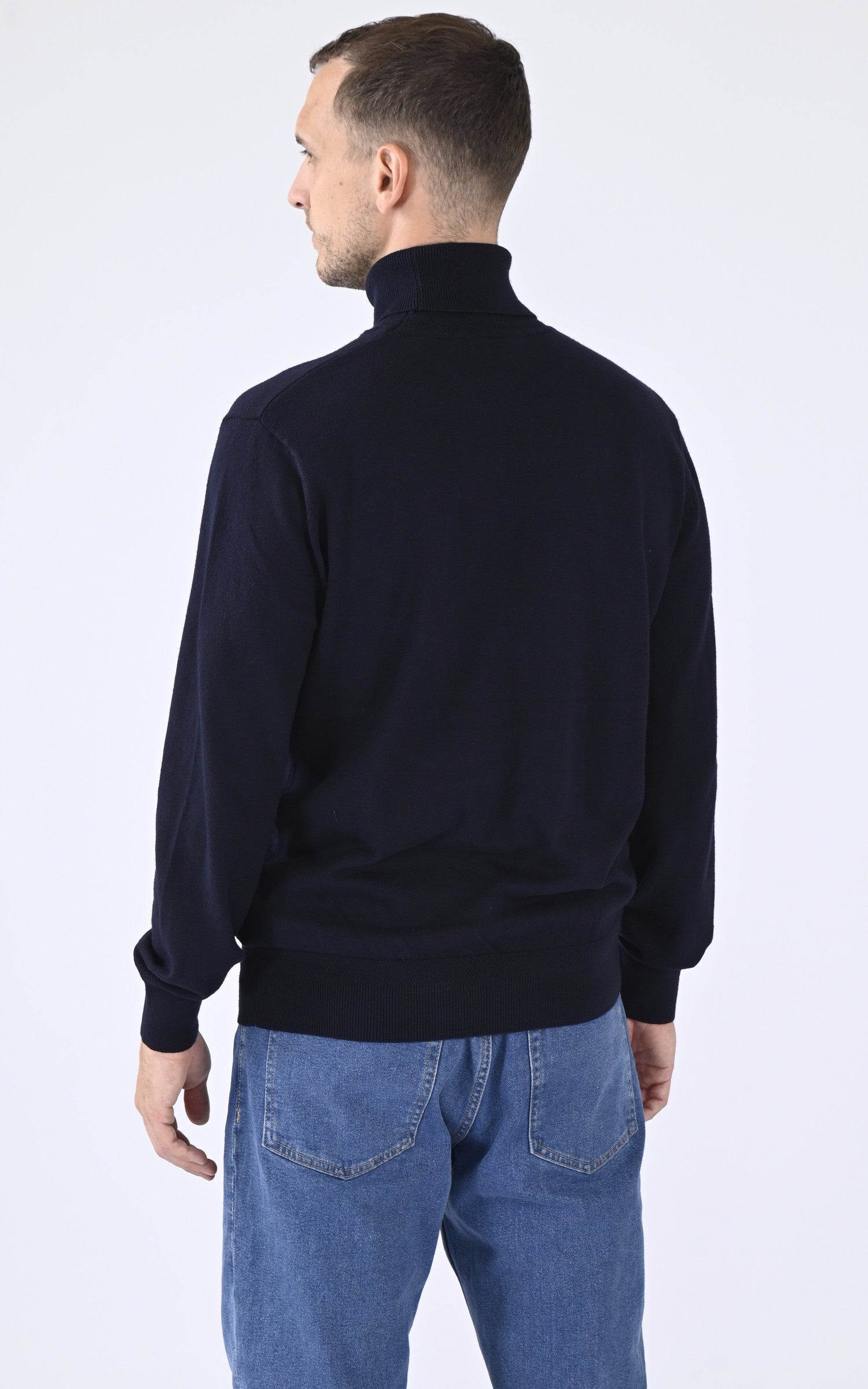 A "PLBEAL4" Marine Schott Pull Homme back photo