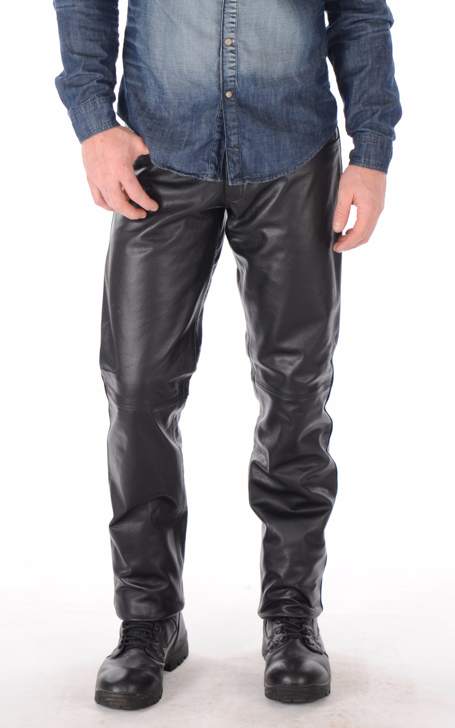 A "NORMAL" Noir Last Rebels Pantalon Homme closed photo
