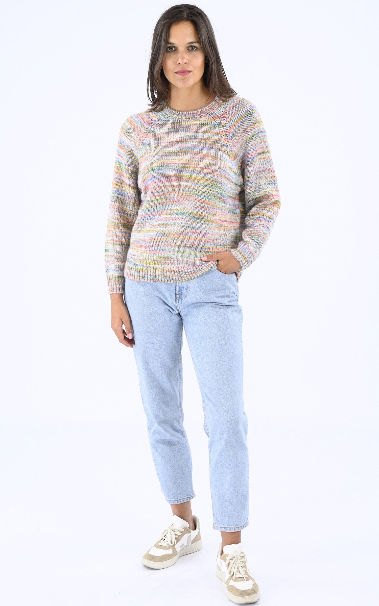 A "MATY" Multi Les Tricots de Léa Pull Femme opened photo