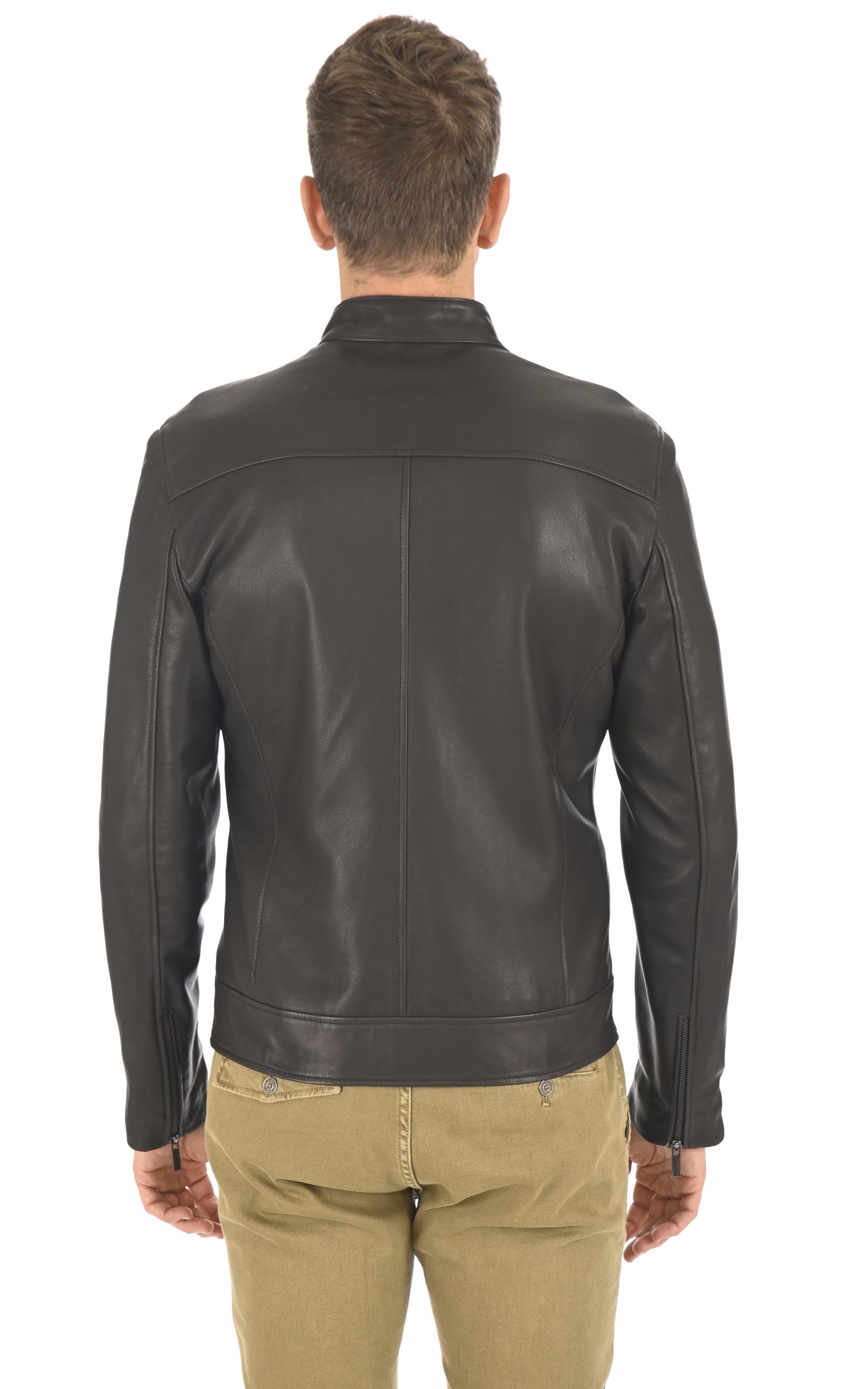 A "PG" Noir La Canadienne Blouson Homme back photo
