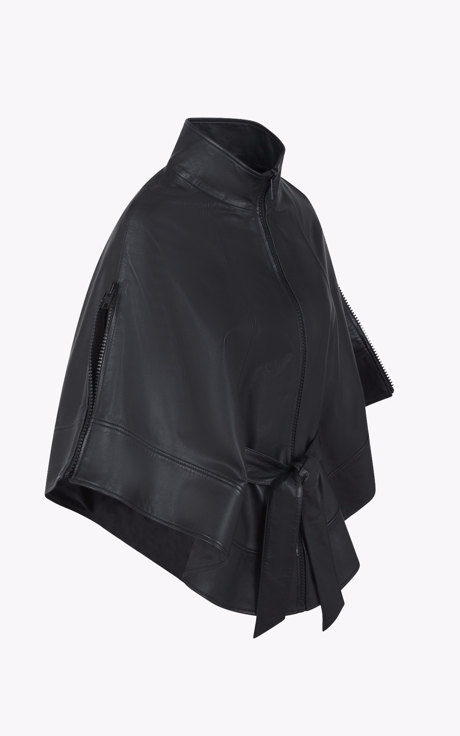 A "PASCALIS" Noir Giorgio & Mario Cape Femme closed photo