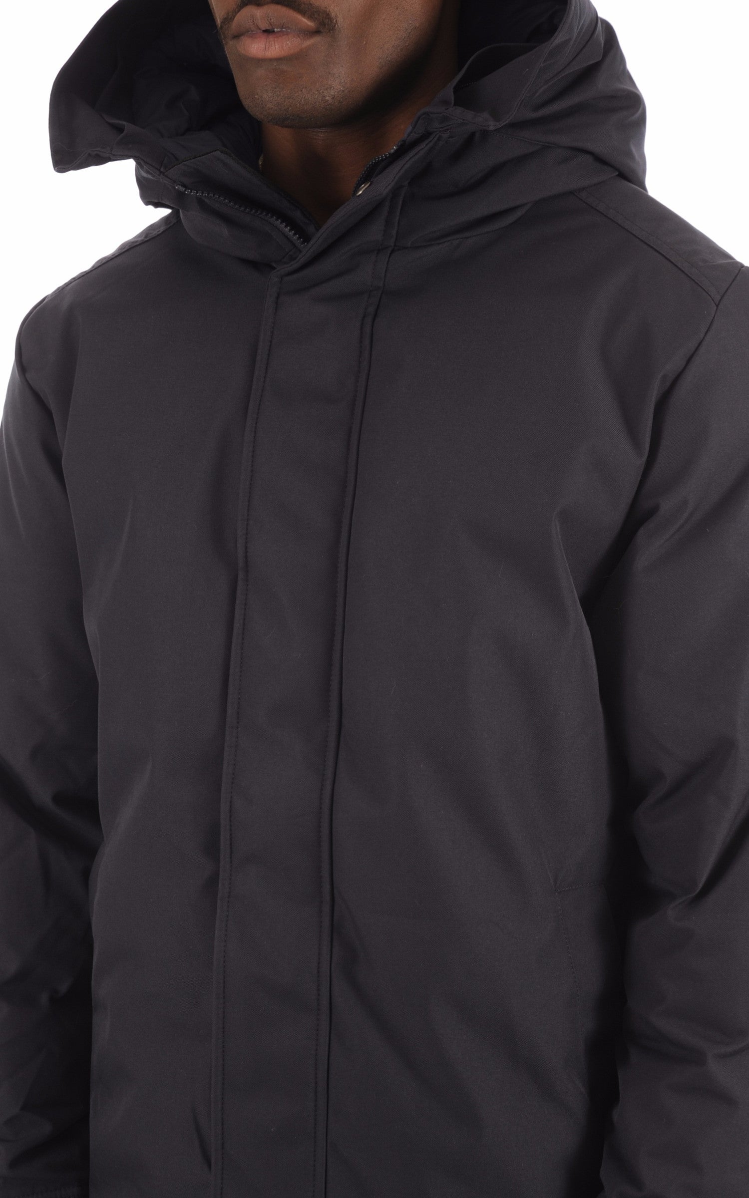 A "ANNECY FUR" Amiral Pyrenex 3/4 Doudoune Homme details photo