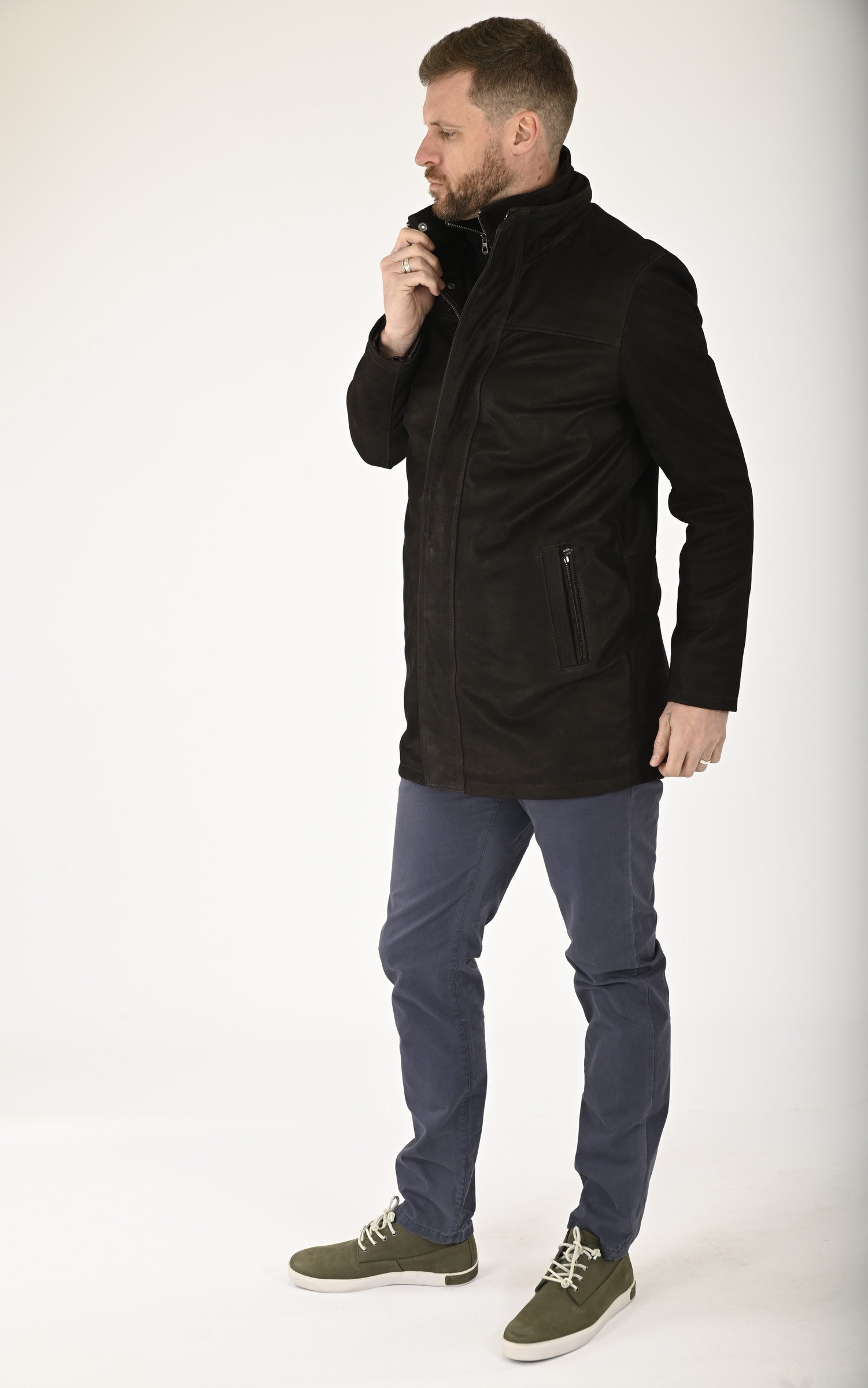 A "MAX" Marron La Canadienne 3/4 Homme closed photo