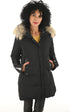 A "KATRIN" Black Flo&Clo 3/4 Doudoune Femme closed photo