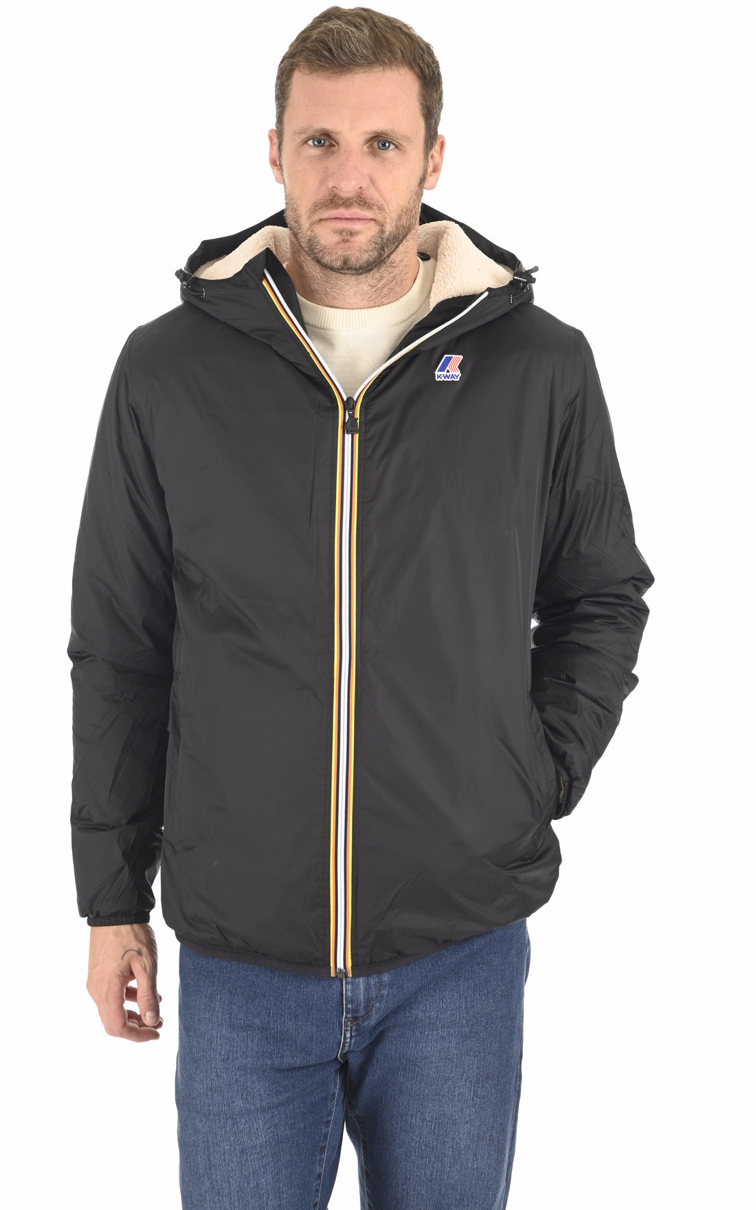 A "CLAUDE ORSETTO K3118TW" Noir K-Way 3/4 Mixte opened photo