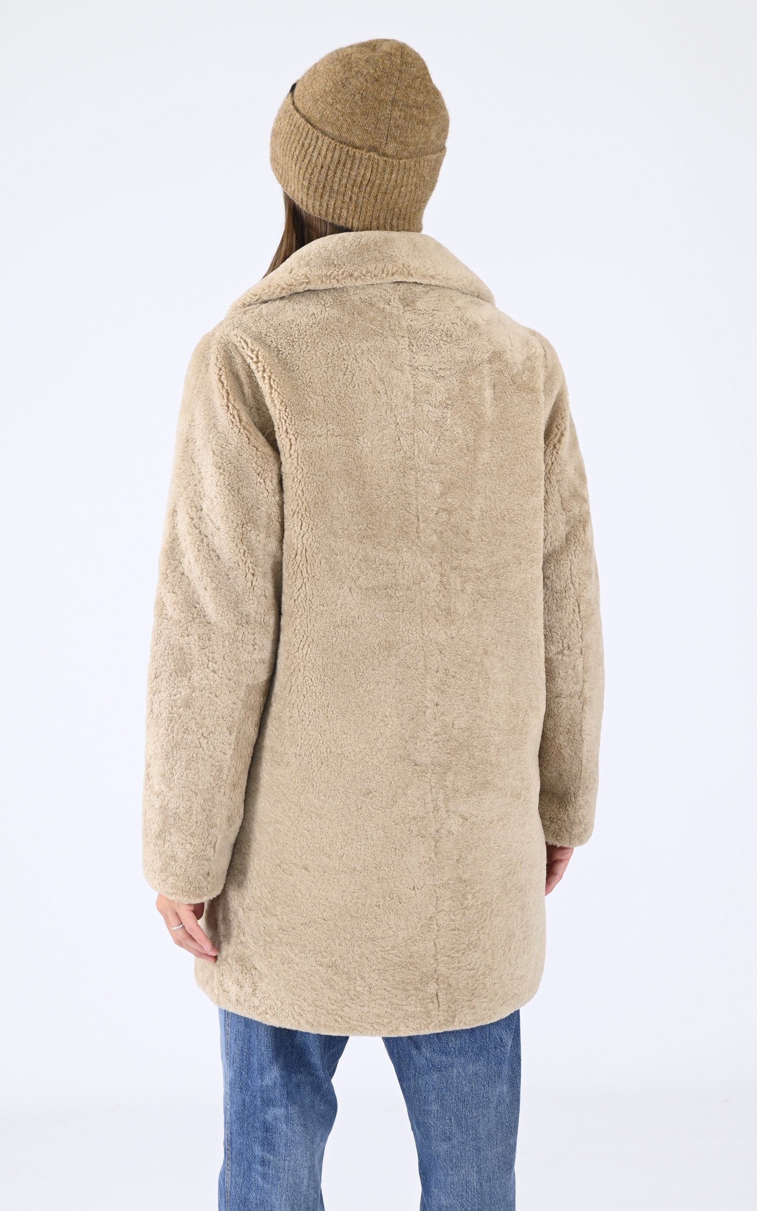 A "HAPRIL" Camel Levinsky 3/4 Femme back photo