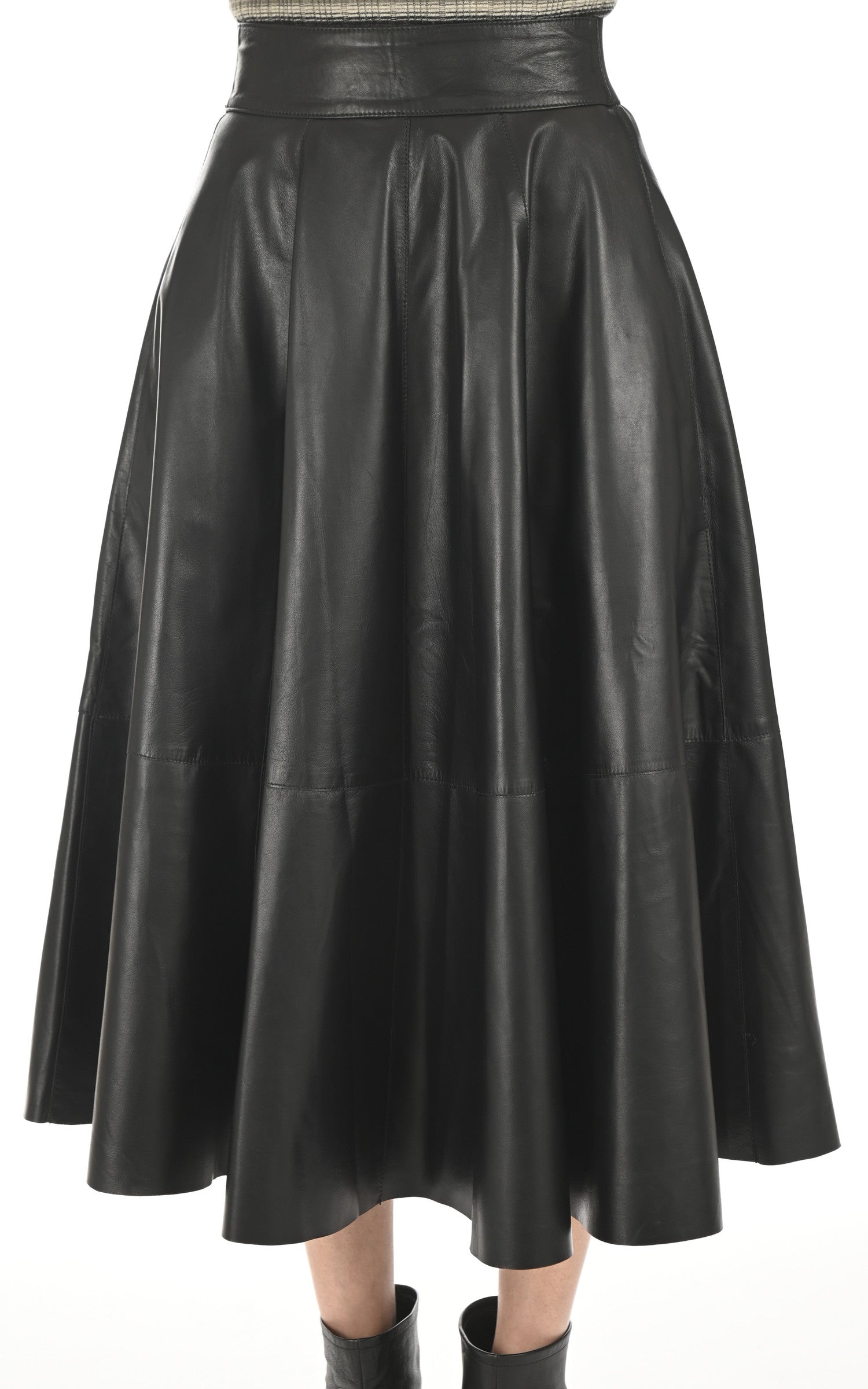 A "SANDRA" Noir La Canadienne Jupe Femme closed photo 2