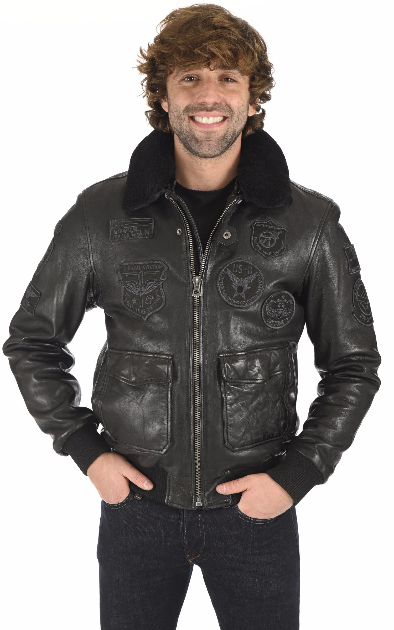 A "MYTHIC 101980" Noir Daytona 73 Pilote Homme closed photo