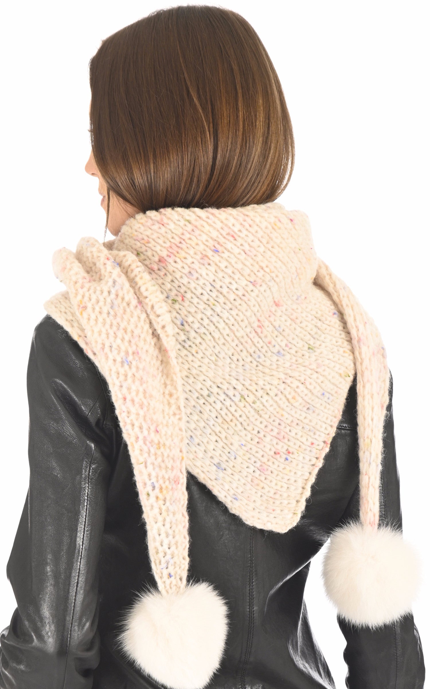 A "580/13" Craie Lea Clement Echarpe Femme details photo 5