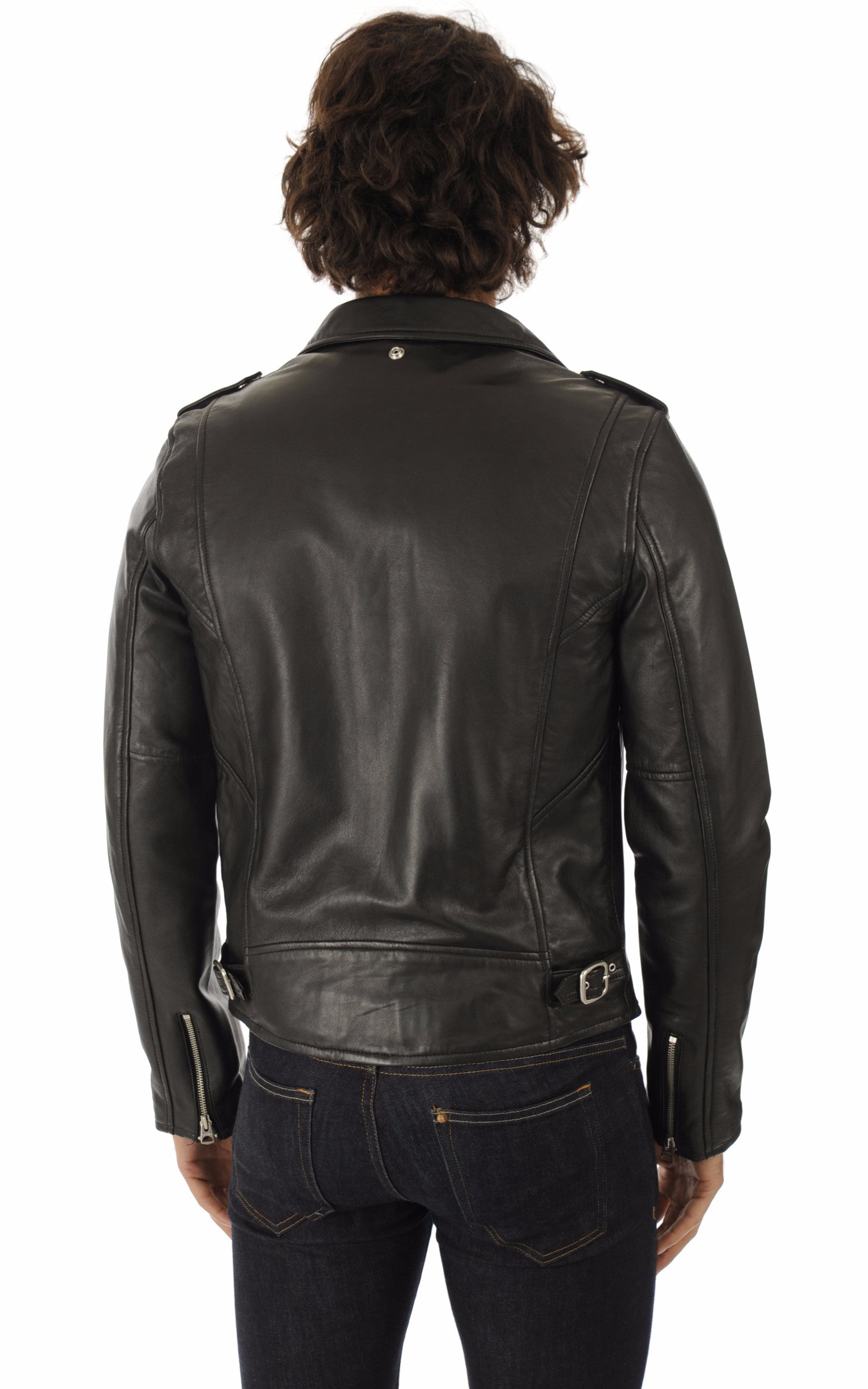 A "LC1140" Noir Schott Blouson Homme back photo