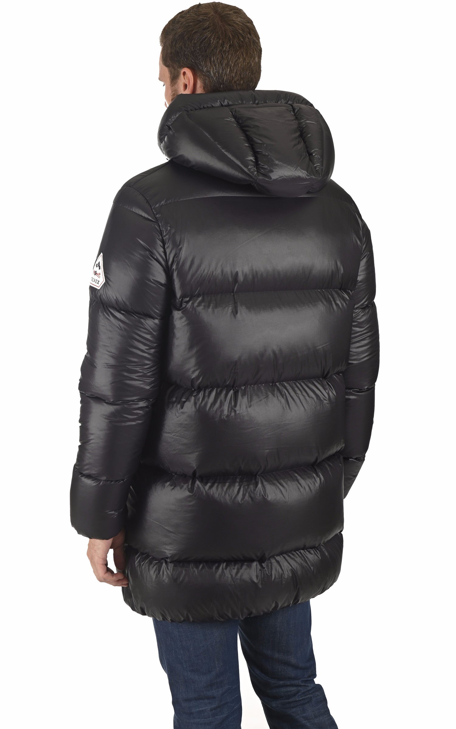 A "ANTON FF" Noir Pyrenex 3/4 Doudoune Homme back photo 4