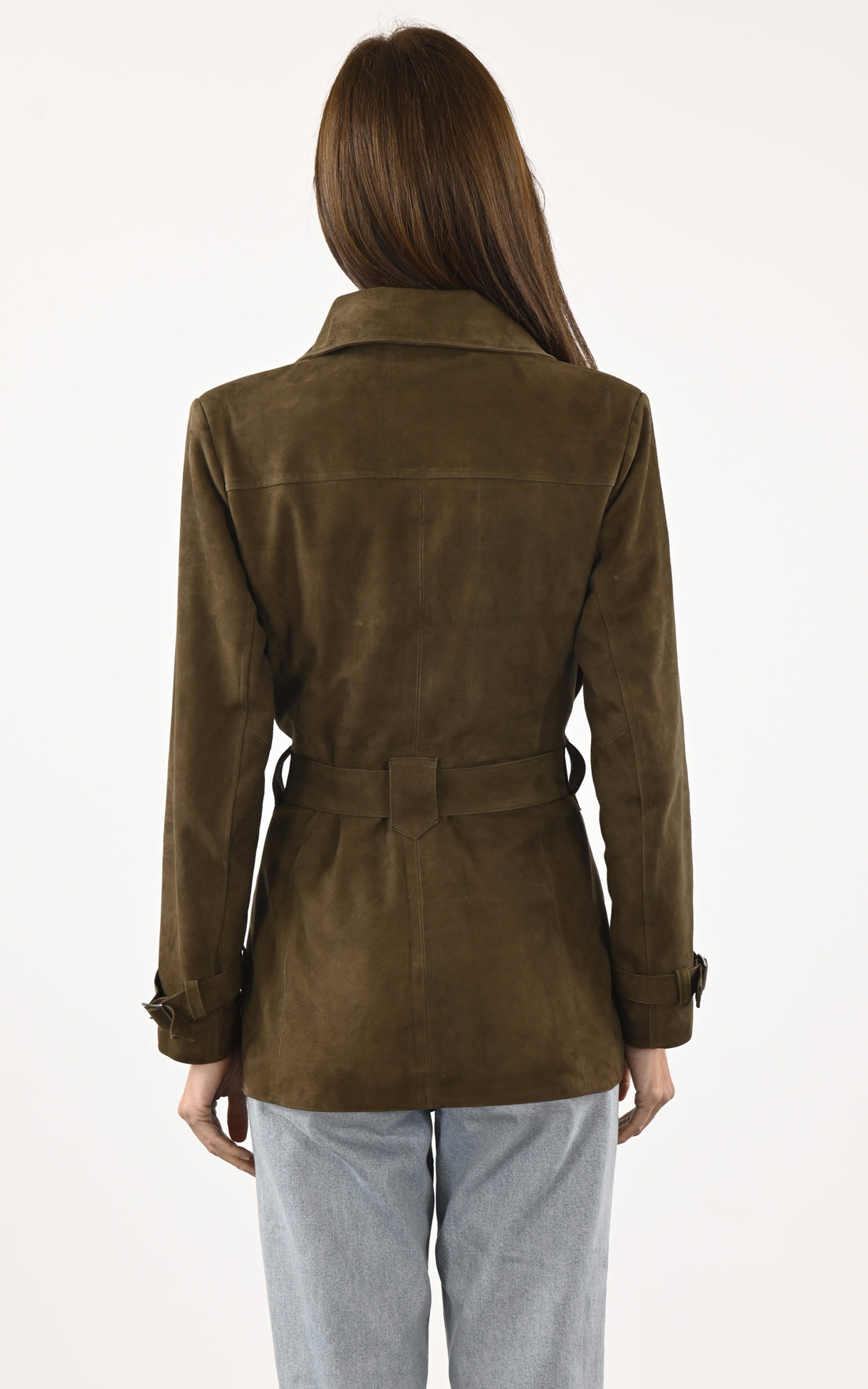 A "ELLA GRIFFES FF" Tabac La Canadienne Trench Femme closed photo
