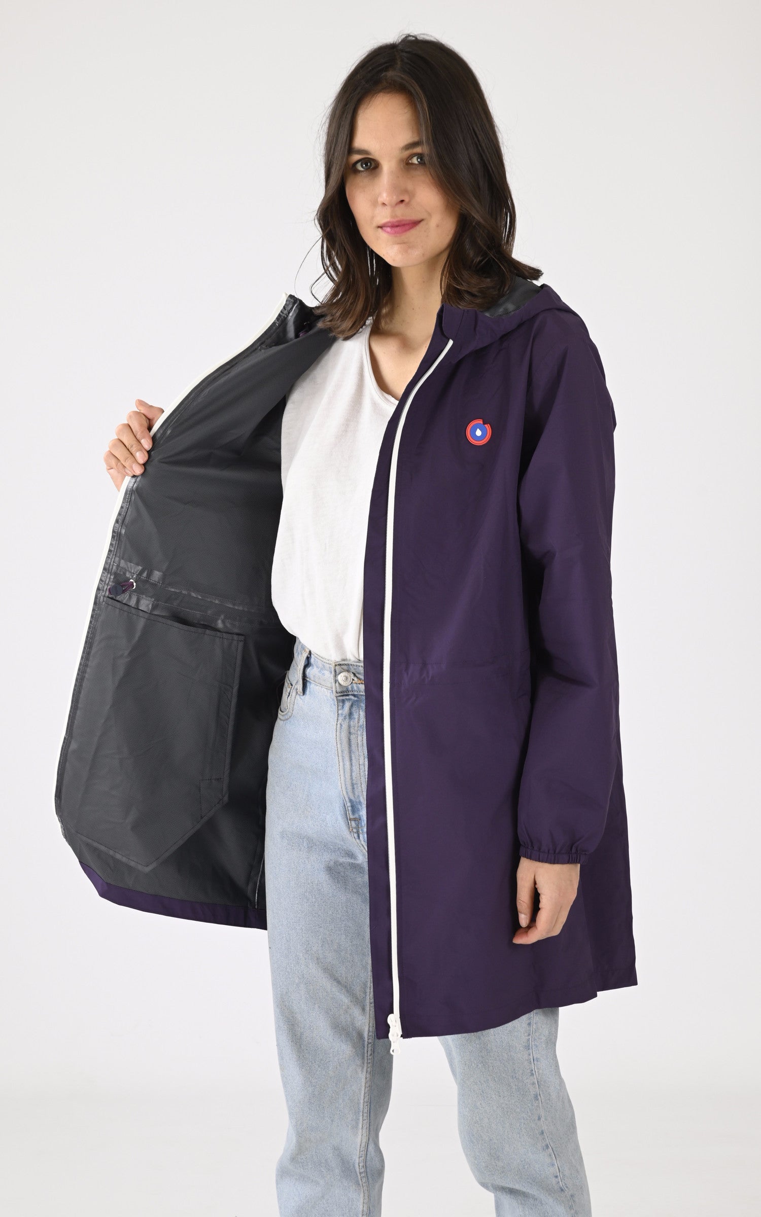 A "AMELOT 20300" Violet Flotte Veste Femme interior photo 3