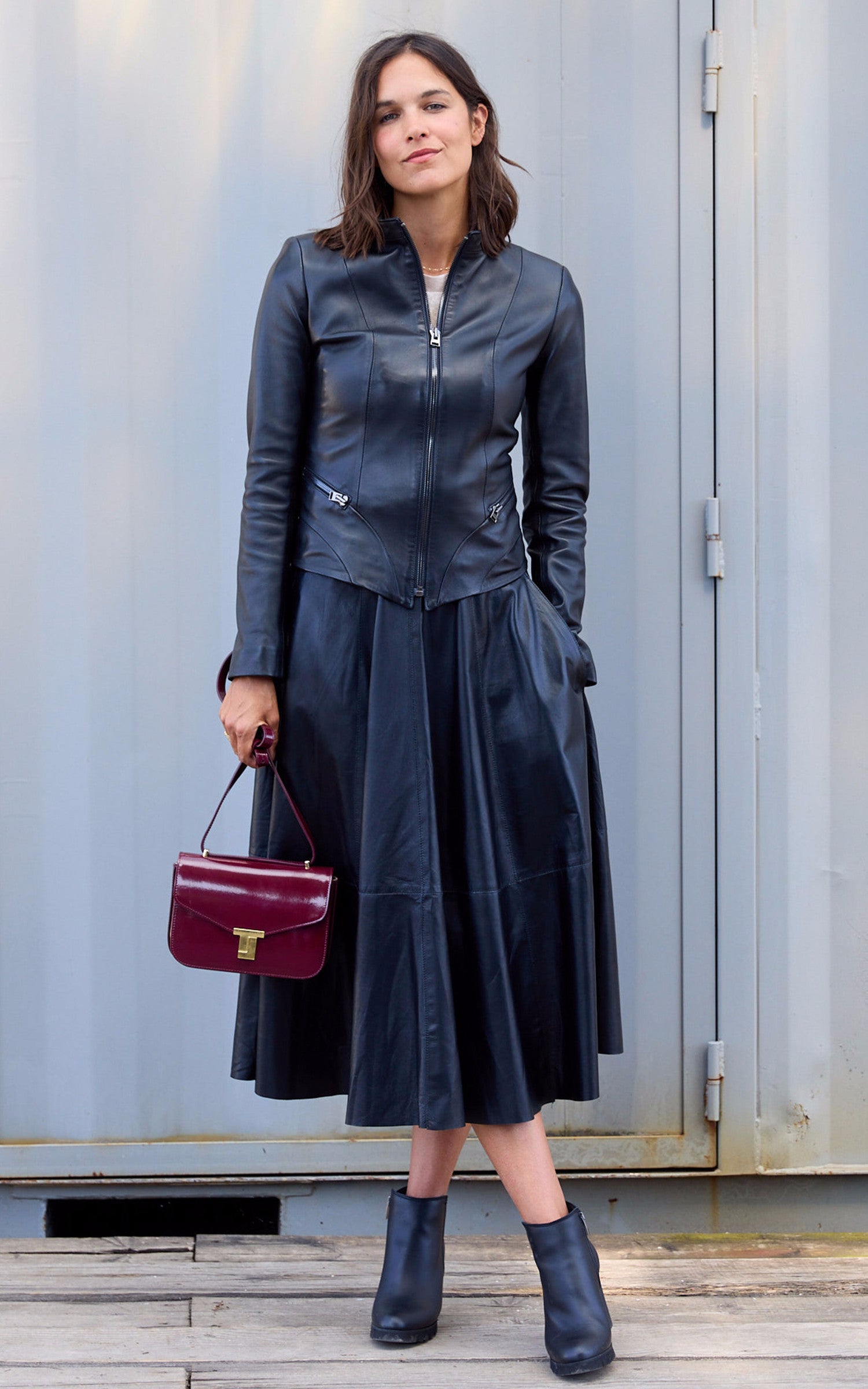 A "ANSIA CANA FF" Noir La Canadienne Spencer Femme details photo