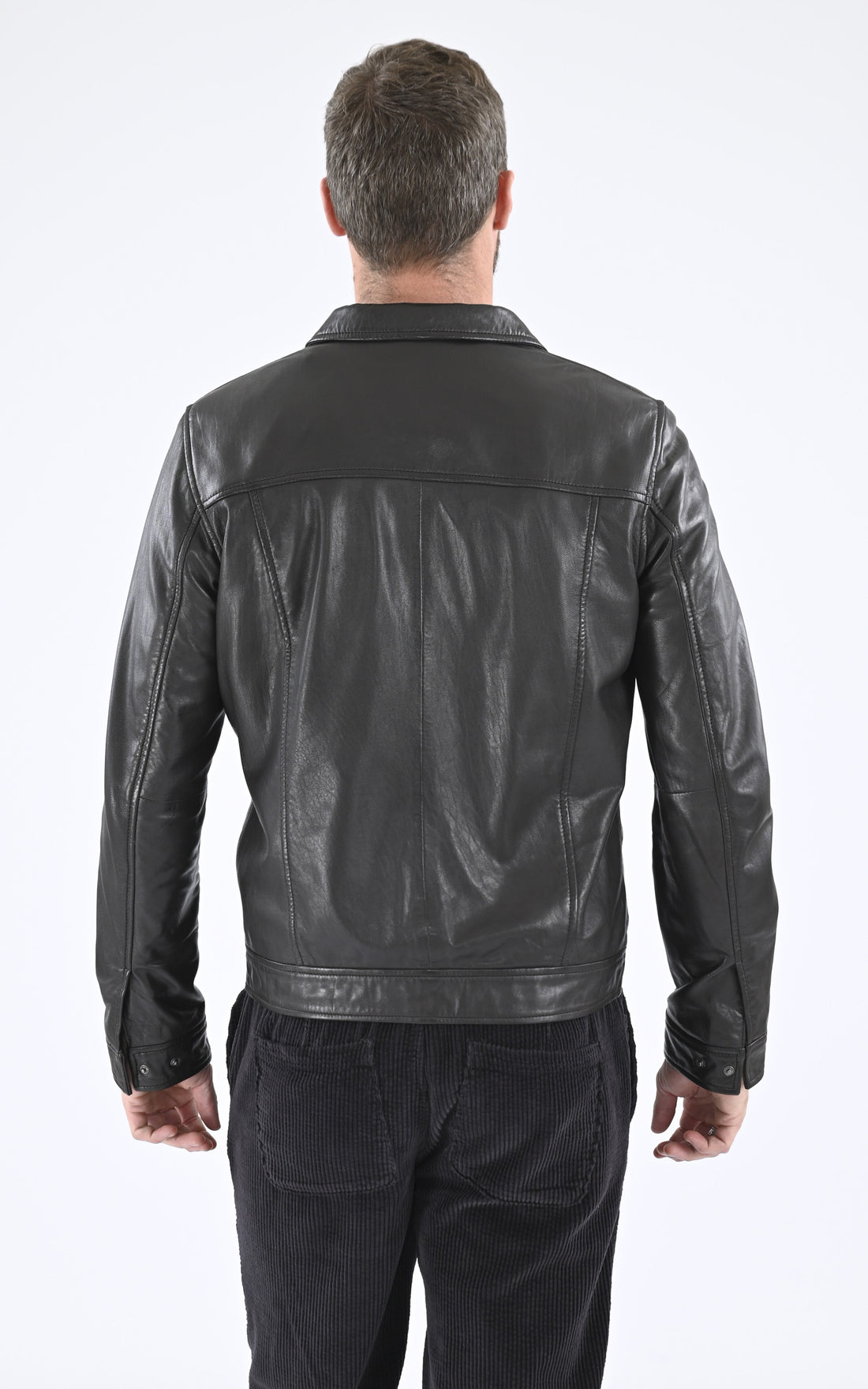 A "TYSON" Marron Serge Pariente Blouson Homme opened photo