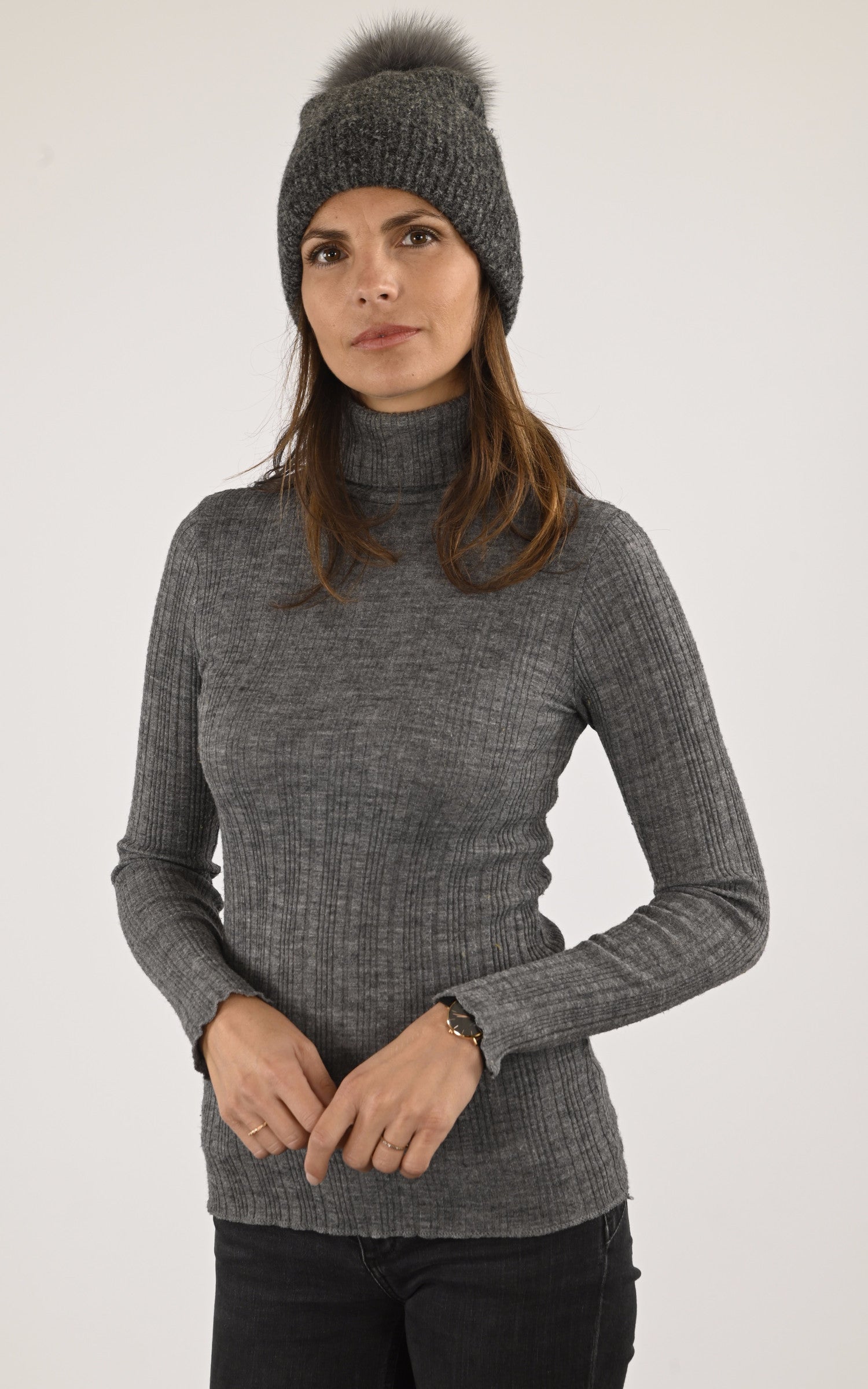 A "428/14" Gris Lea Clement Bonnet Femme opened photo 1